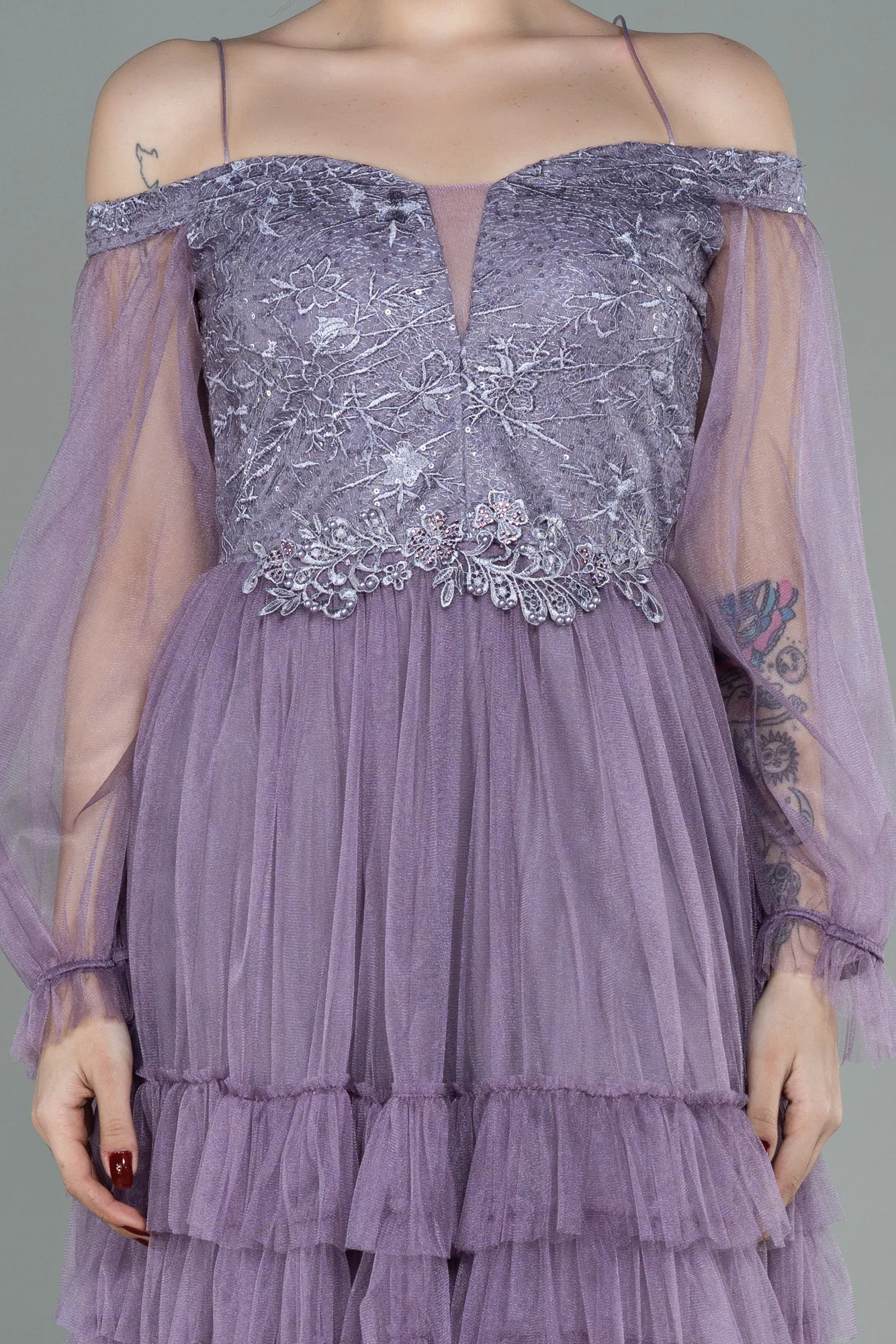 Lila-Short Invitation Dress ABK992