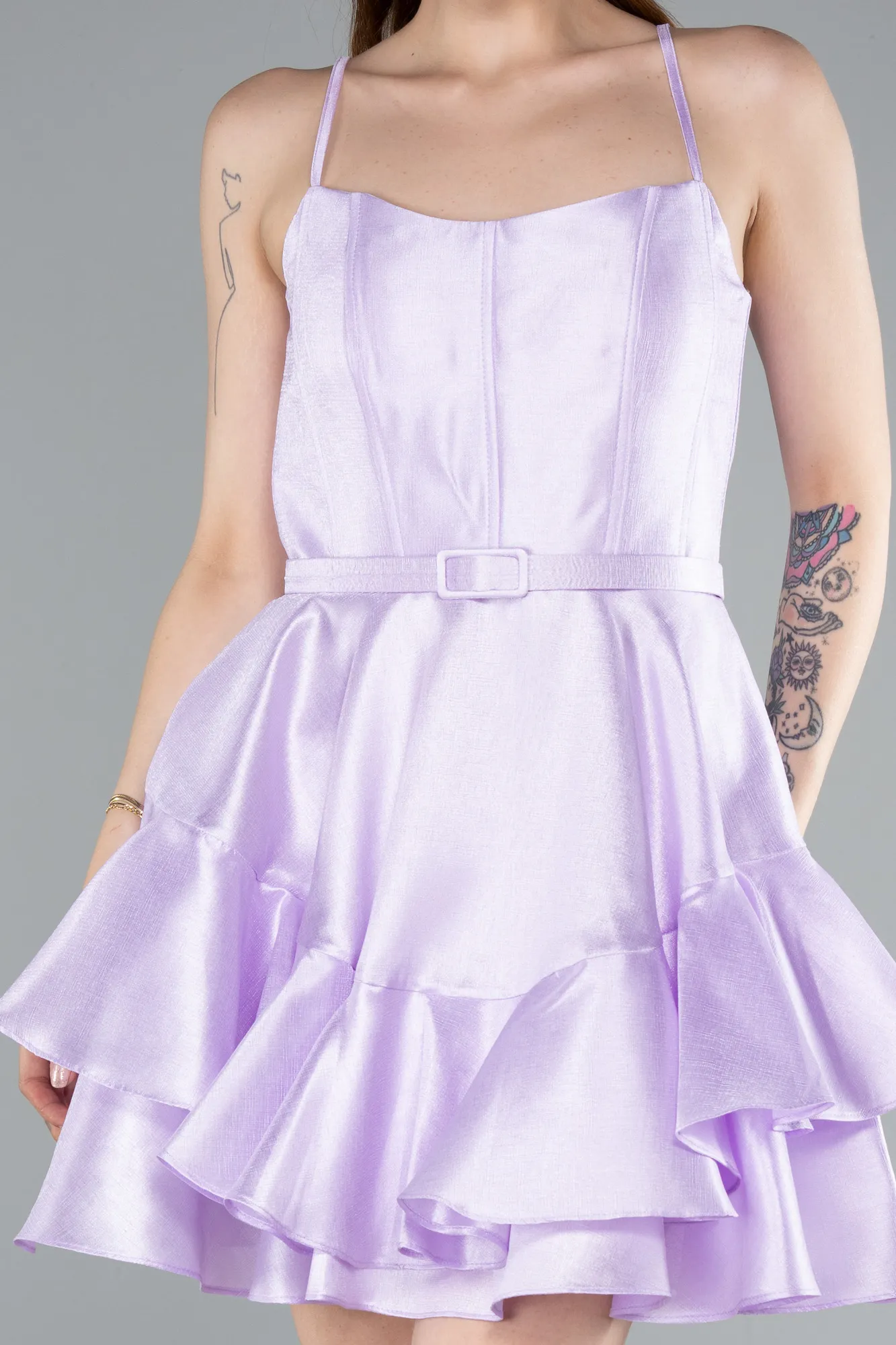 Lila-Short Mermaid Prom Dress ABK2356