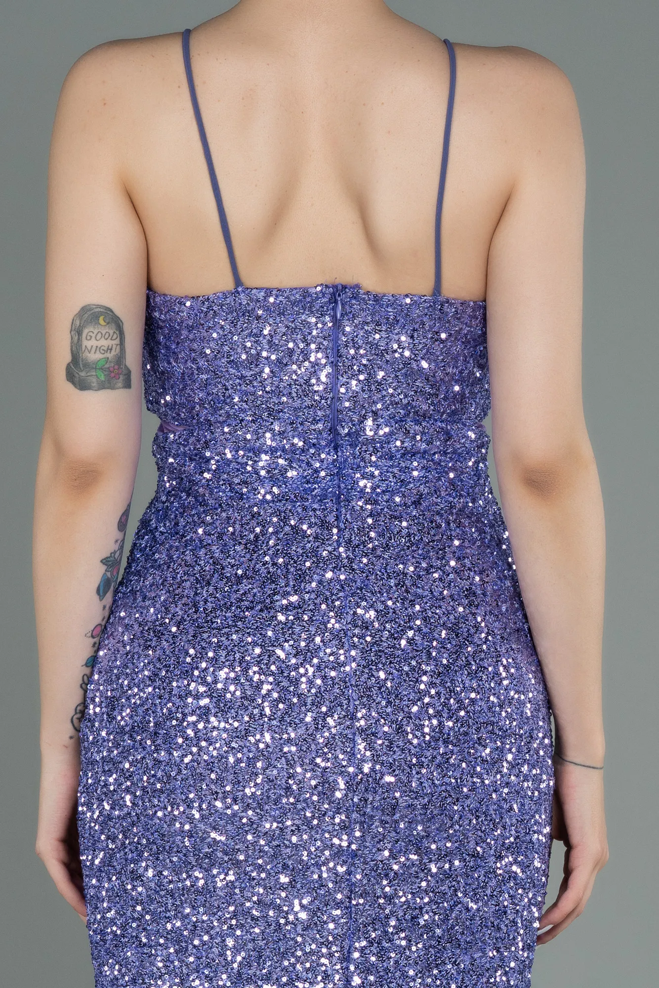 Lila-Short Scaly Invitation Dress ABK1763