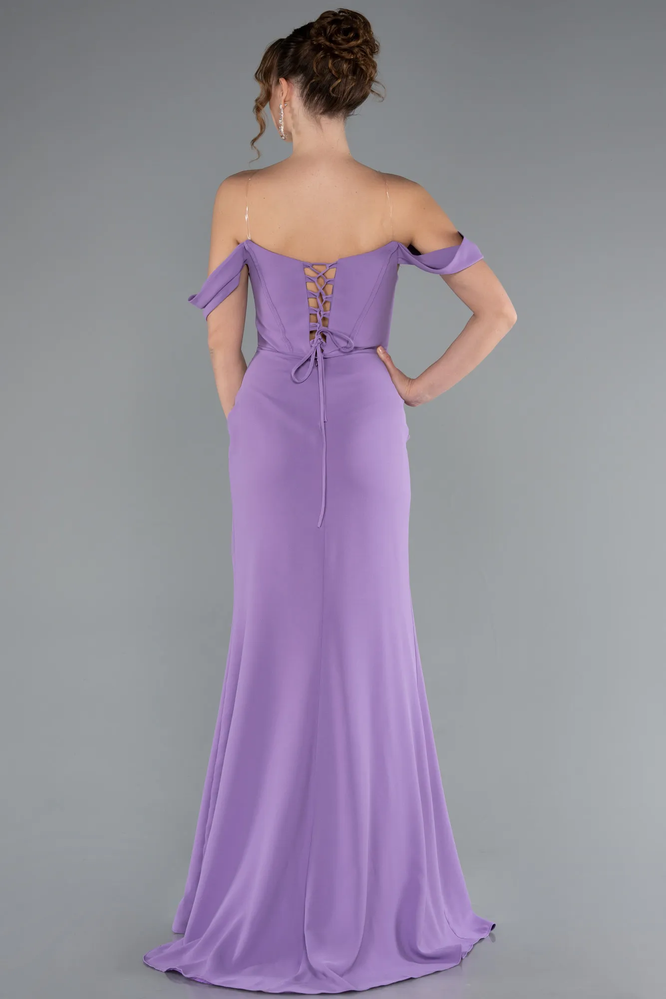Lilac-Long Evening Dress ABU5016