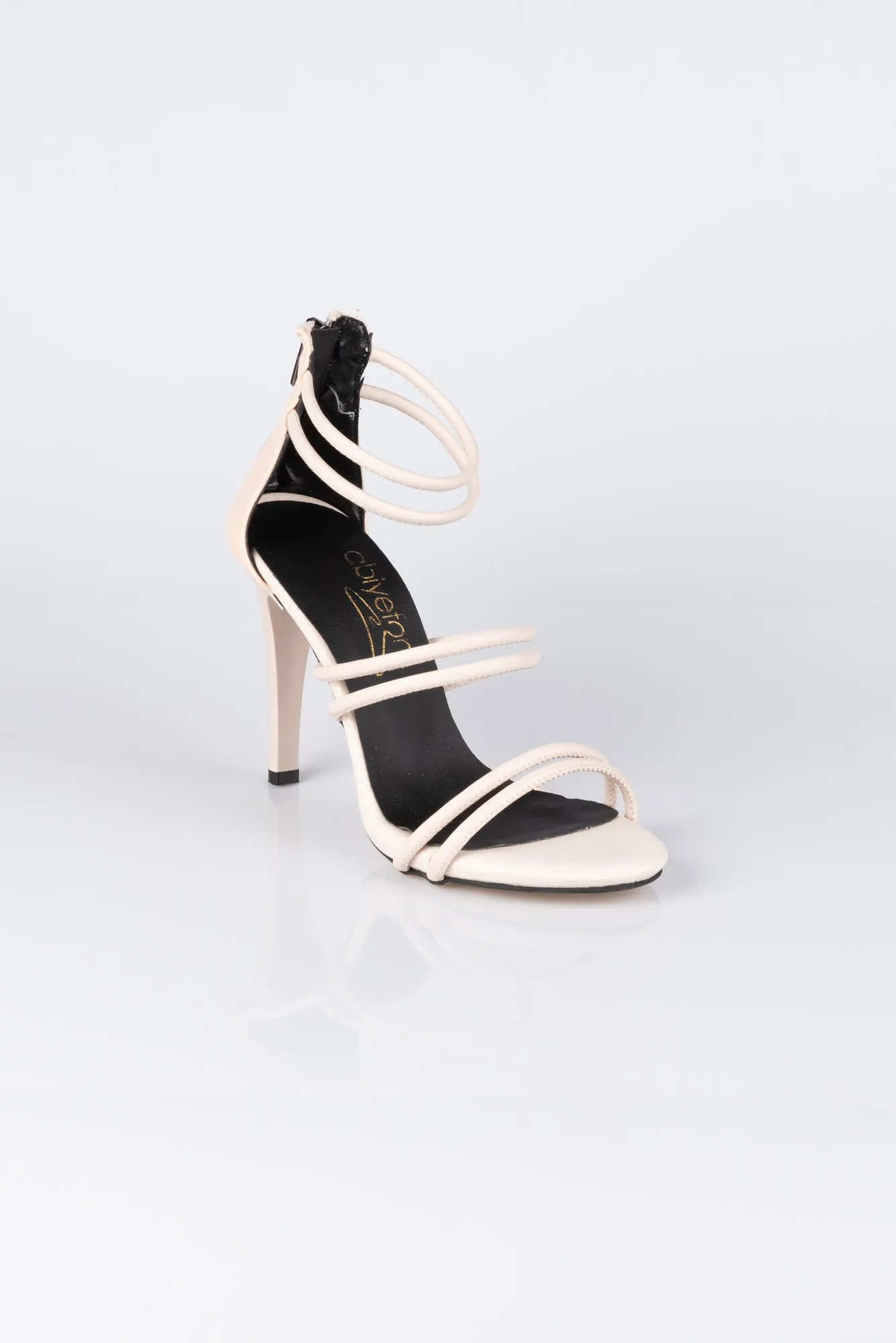 Mink-Leather Stiletto AB1041