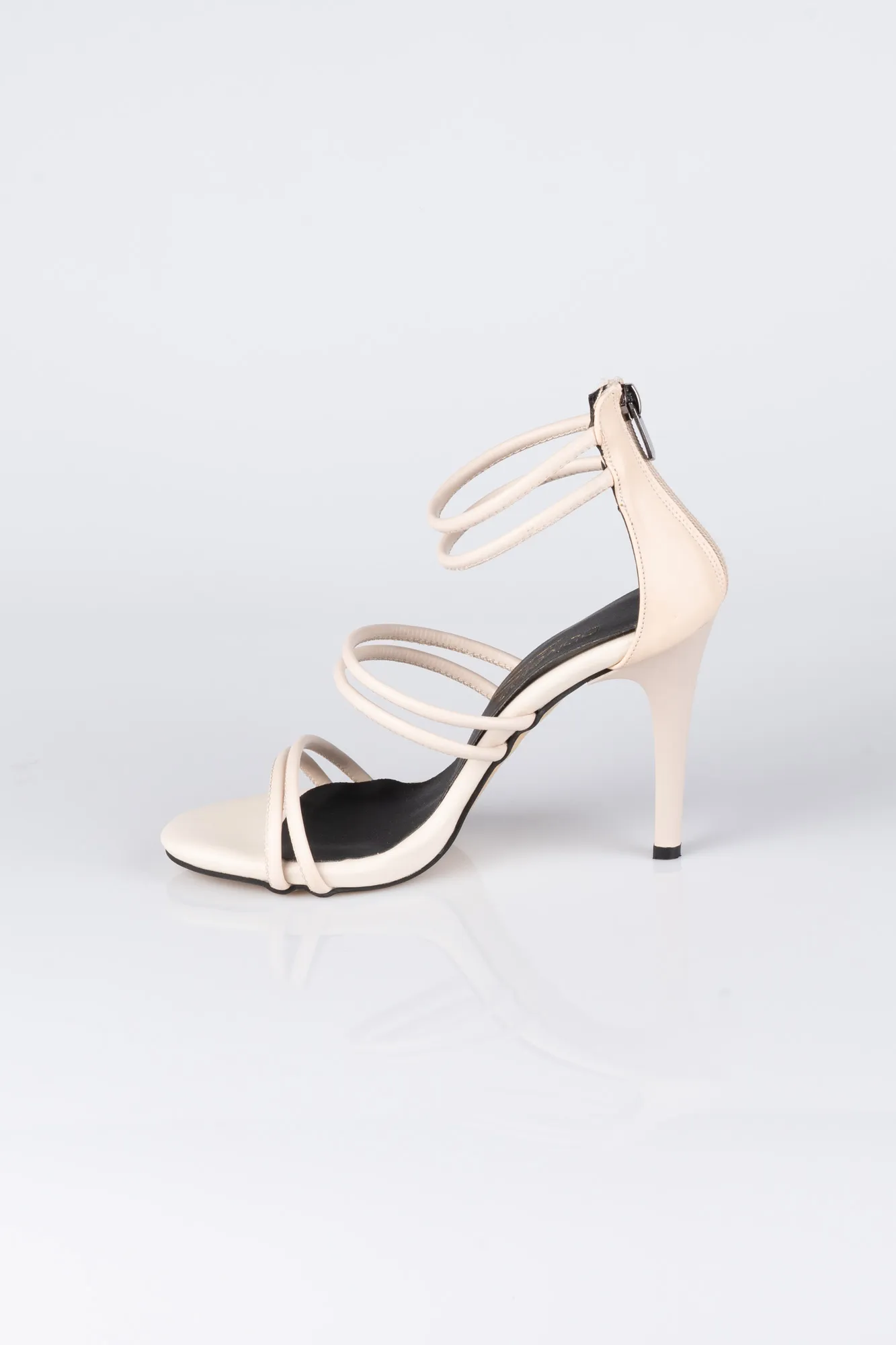 Mink-Leather Stiletto AB1041