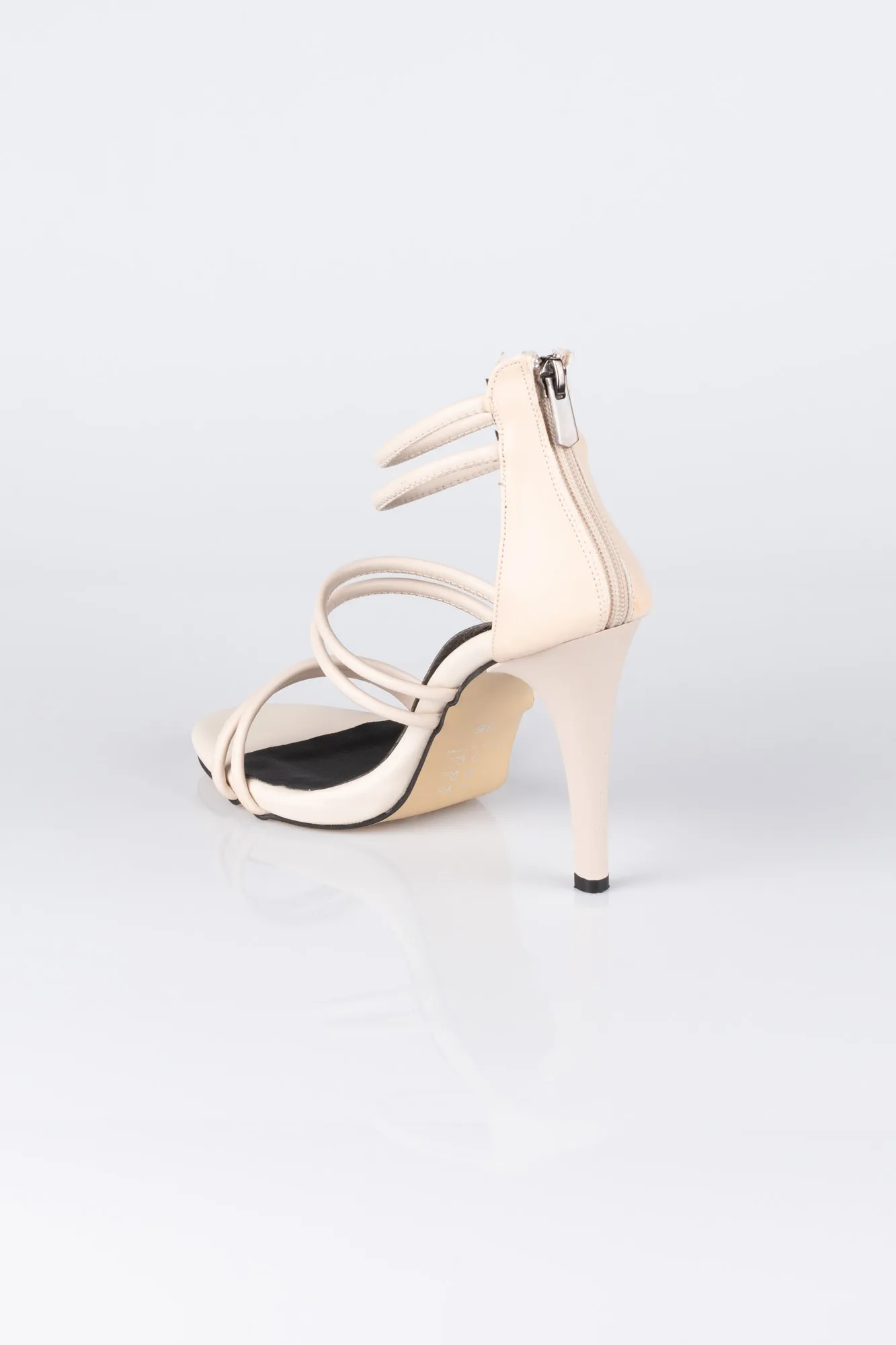 Mink-Leather Stiletto AB1041