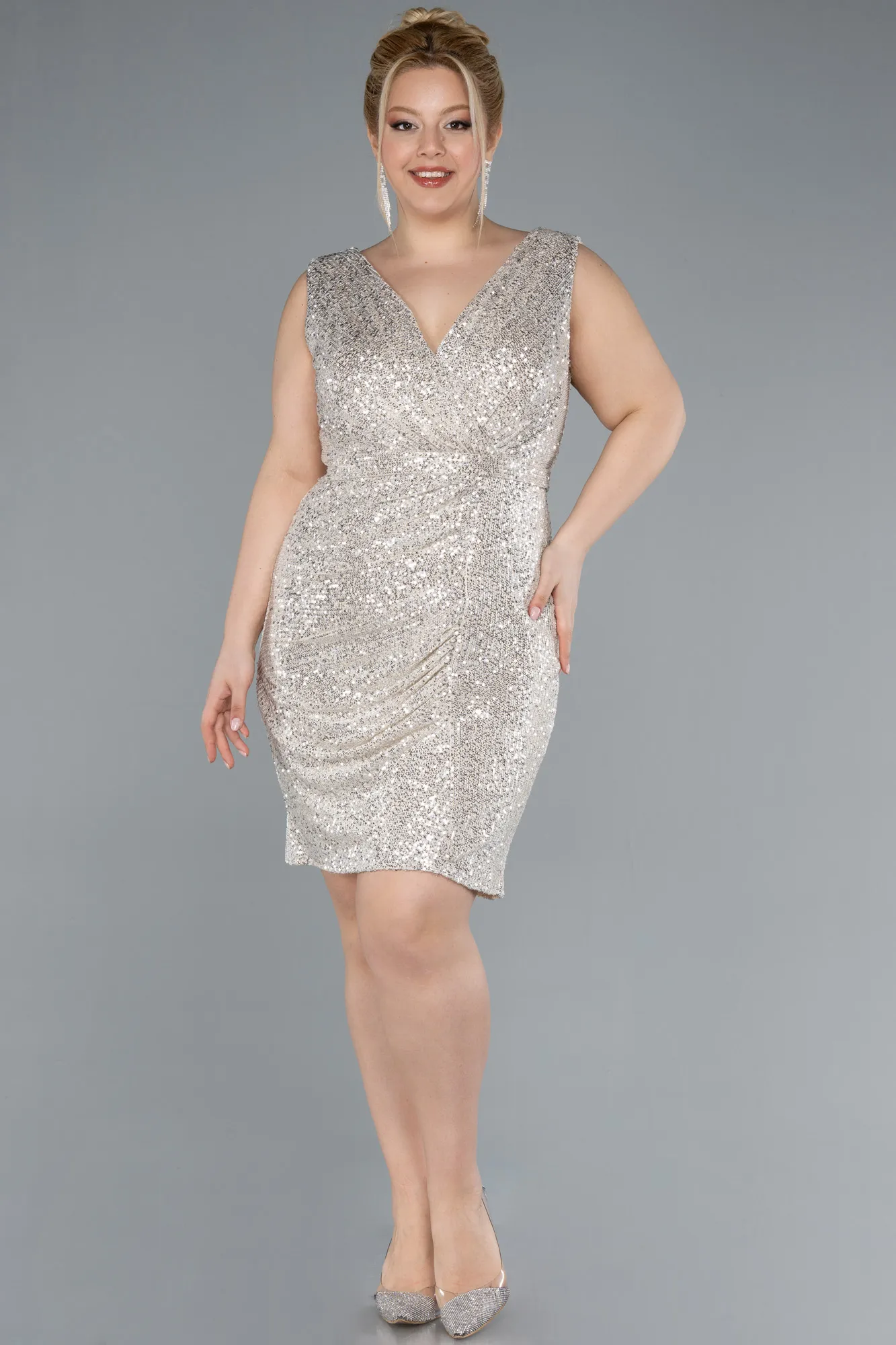 Mink-Long Cocktail Dress ABU4627
