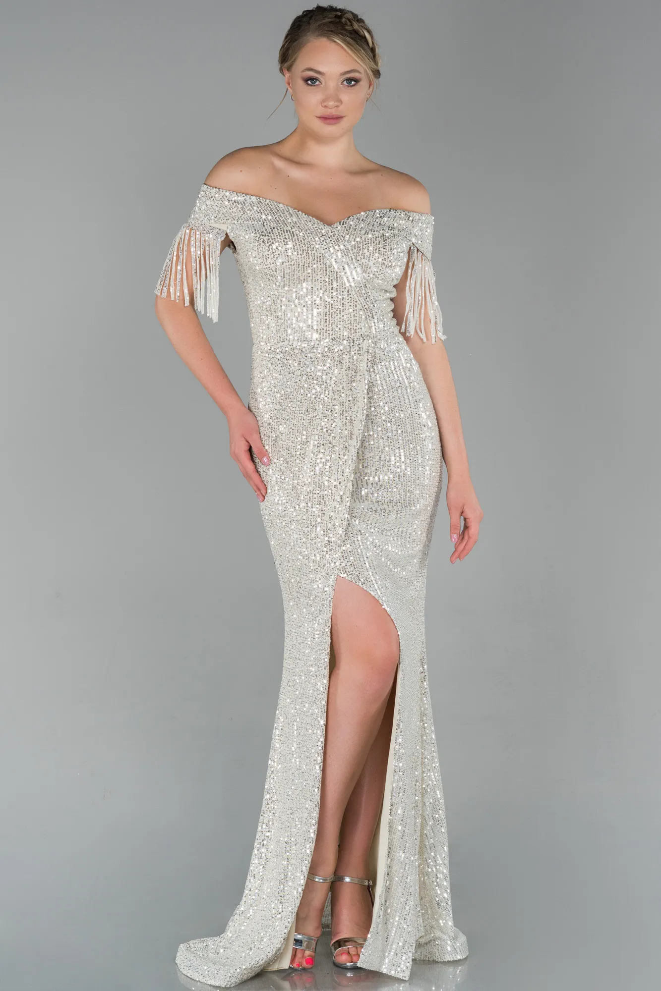 Mink-Long Evening Dress ABU1744