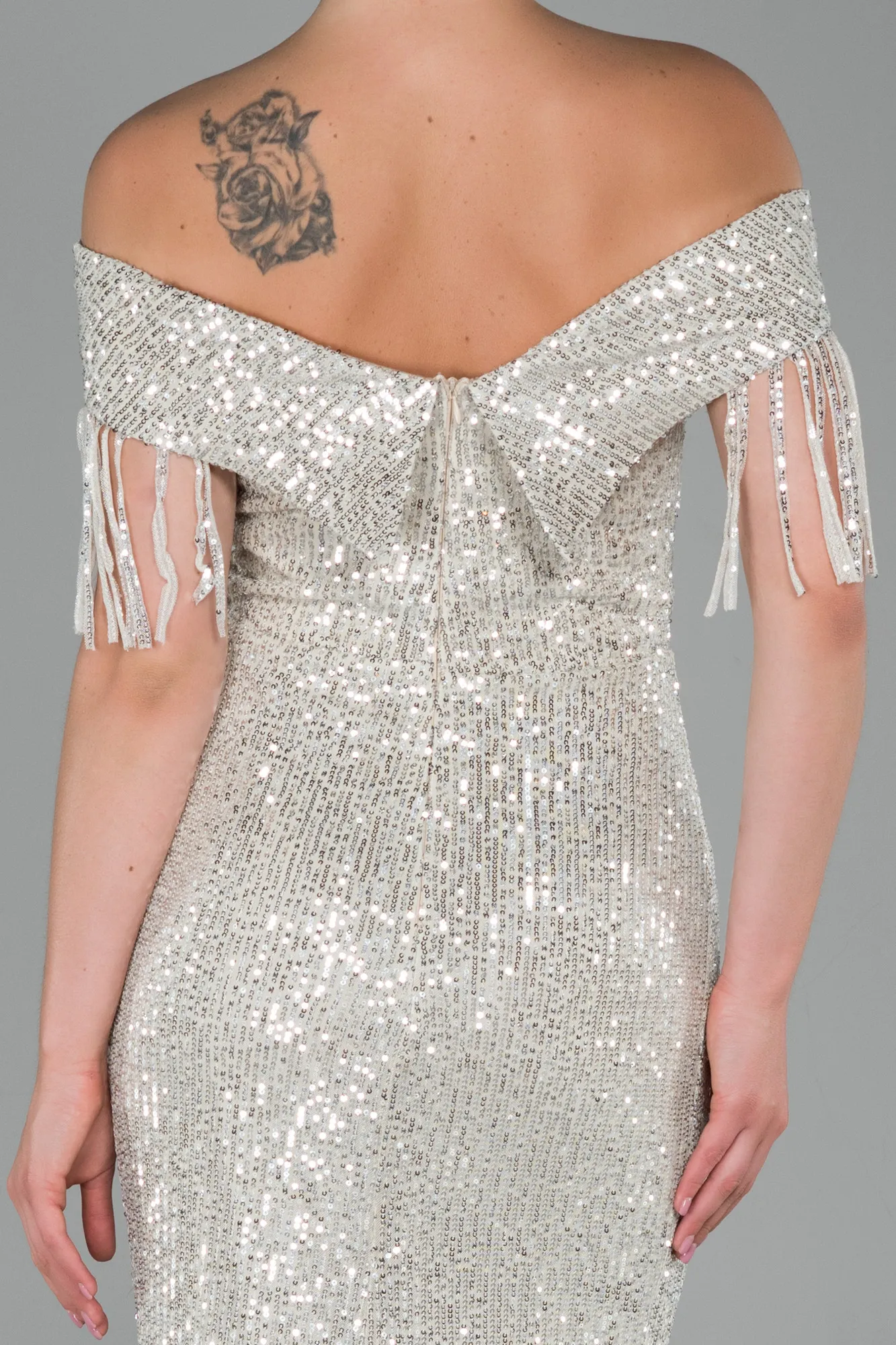 Mink-Long Evening Dress ABU1744