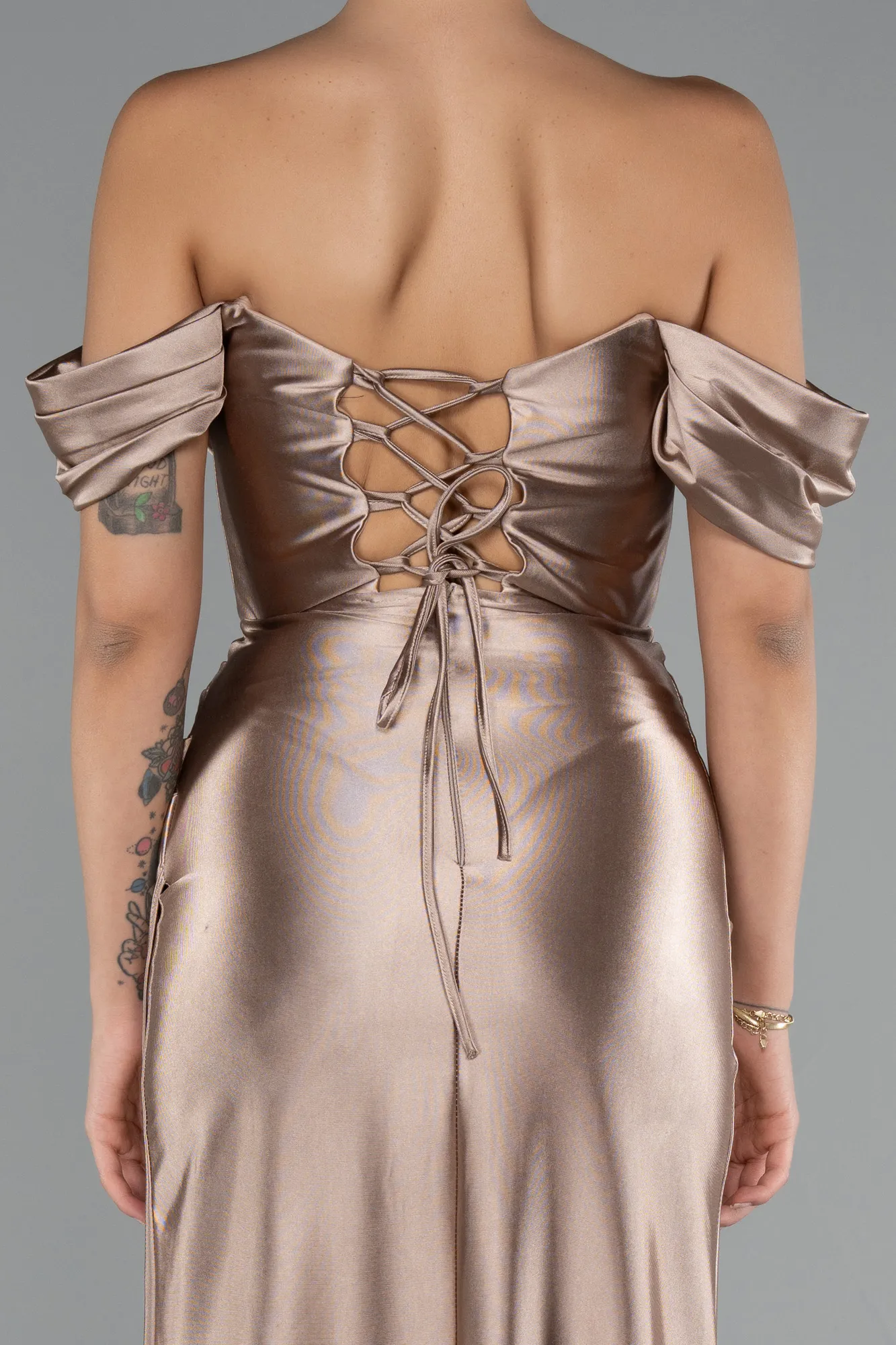 Mink-Long Evening Dress ABU3611