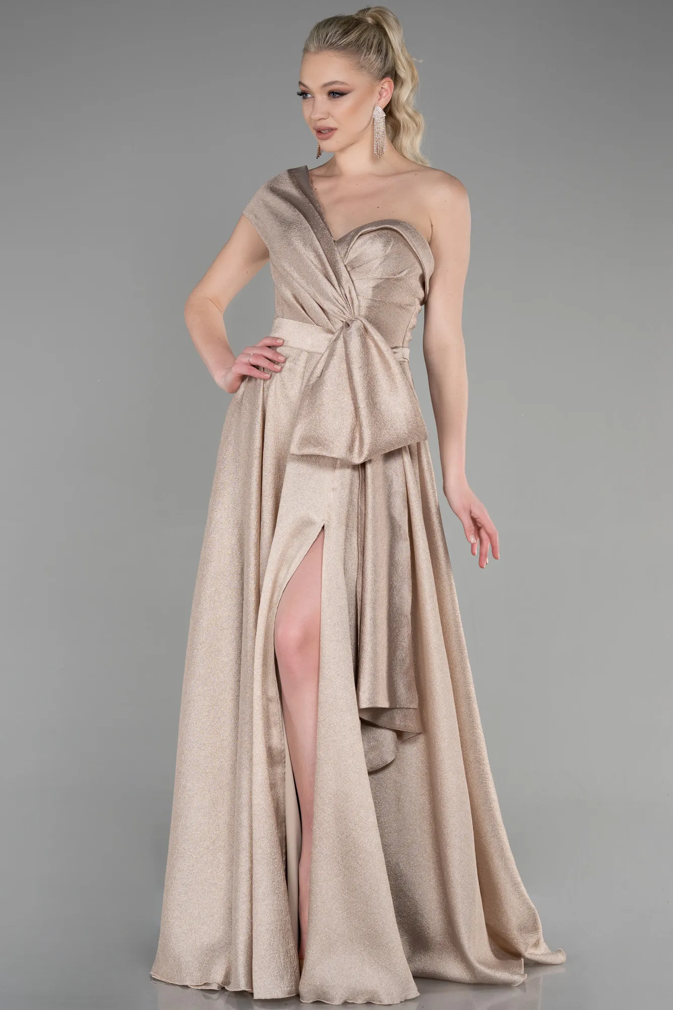 Mink-Long Evening Dress ABU3632