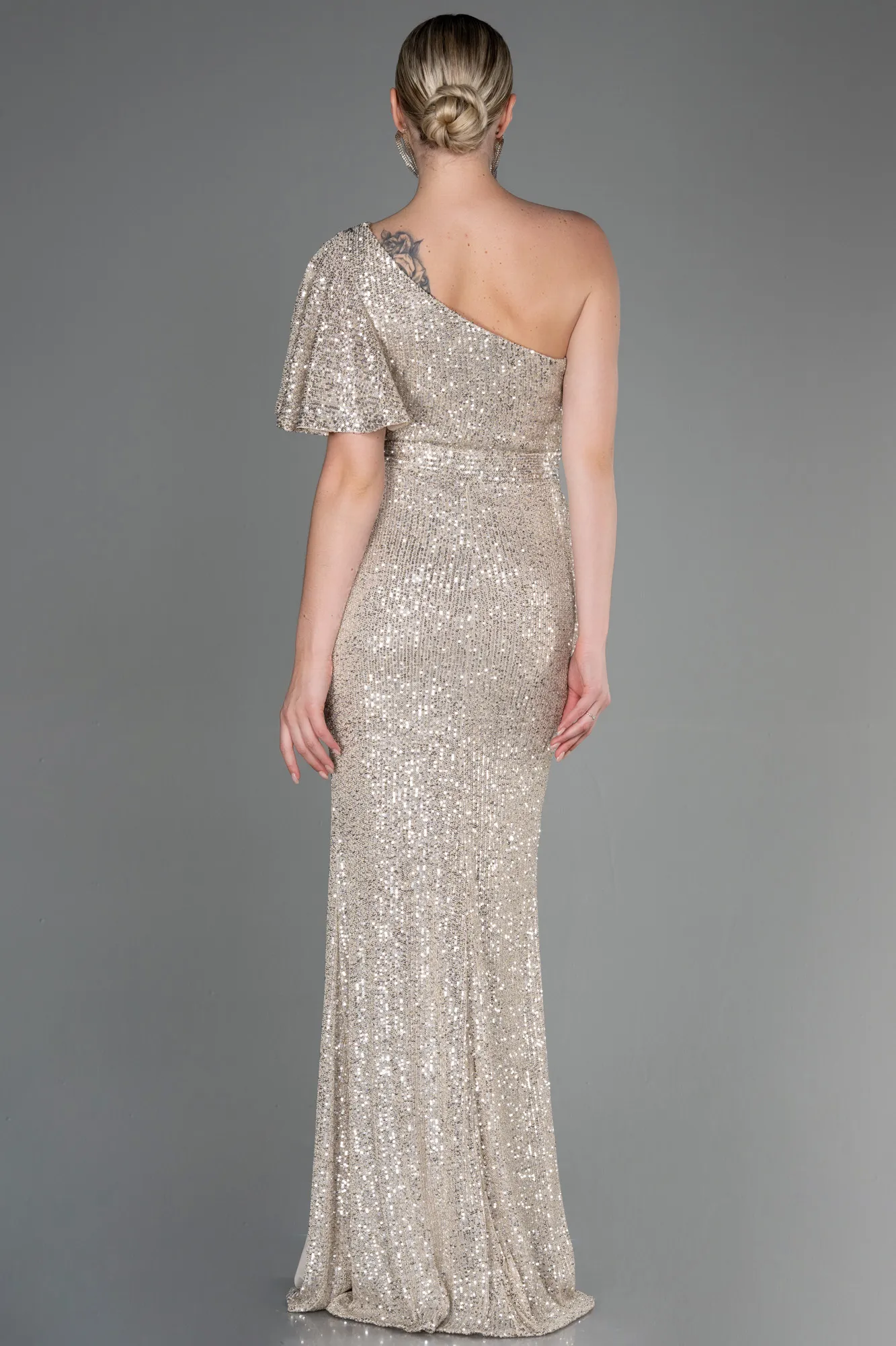 Mink-Long Mermaid Evening Dress ABU1891