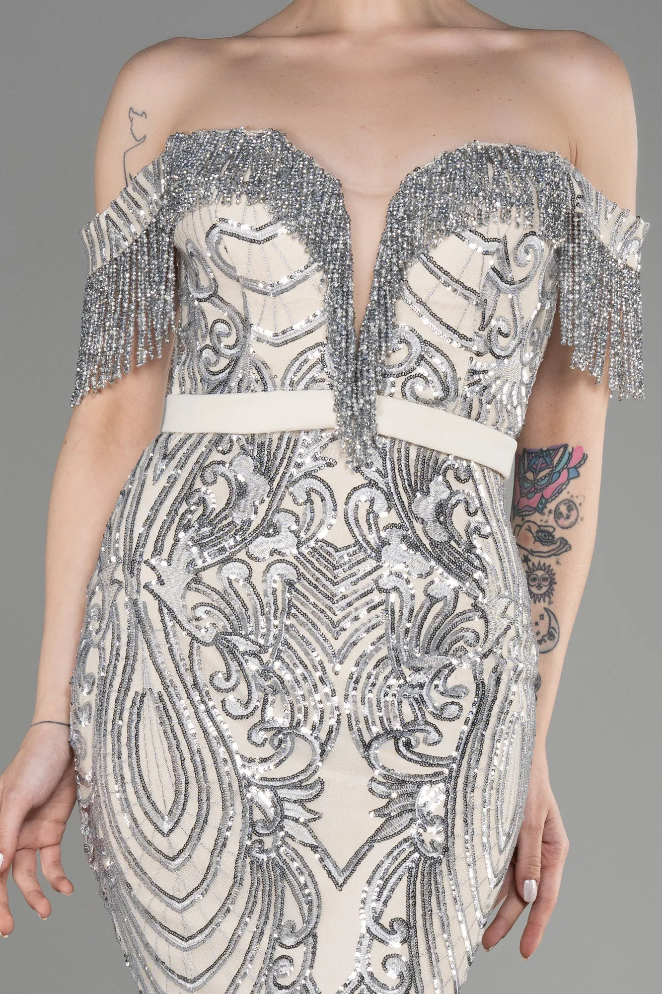 Mink-Long Mermaid Prom Dress ABU3783