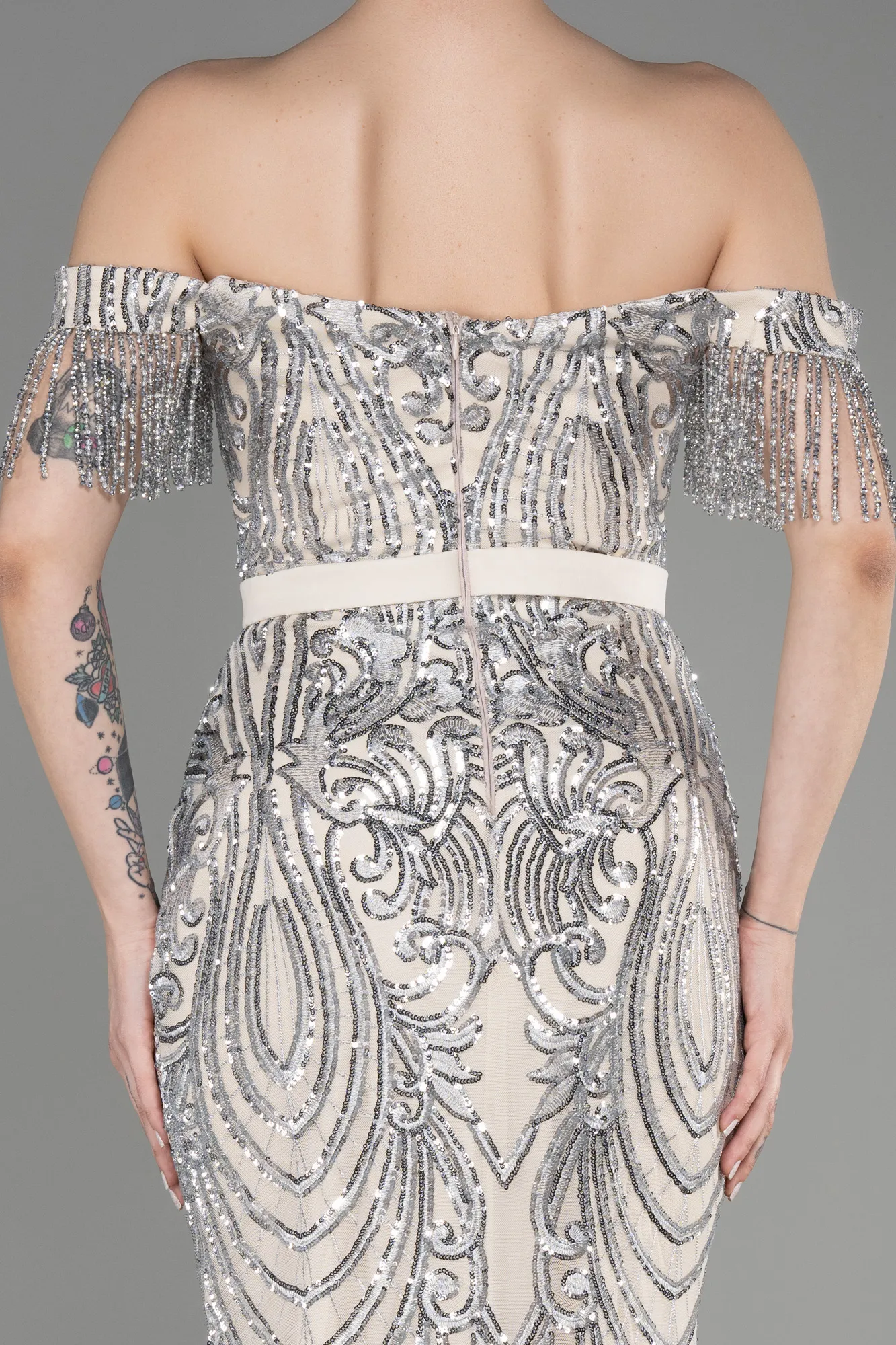 Mink-Long Mermaid Prom Dress ABU3783