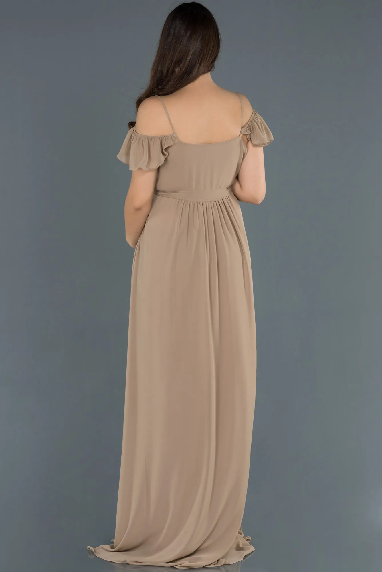 Mink-Long Pregnancy Evening Dress ABU756
