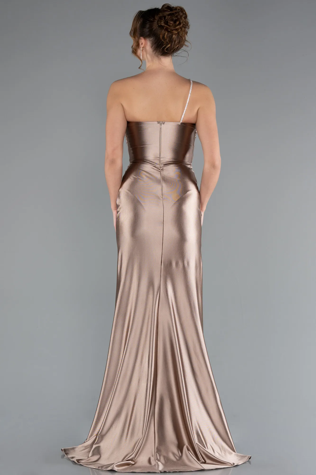 Mink-Long Prom Gown ABU5022