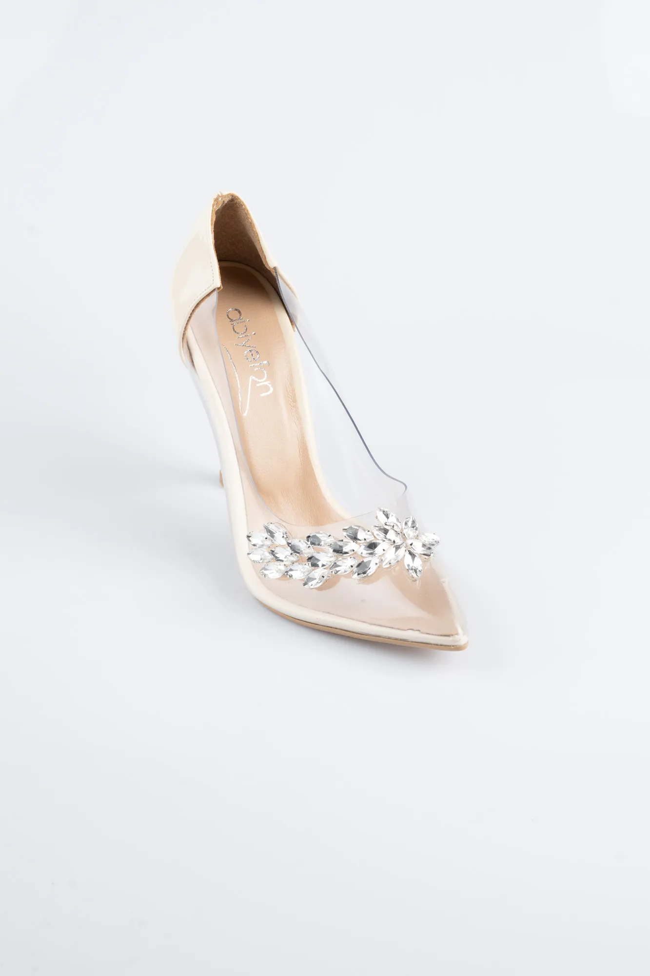 Mink-Patent Leather Evening Shoe AB1150