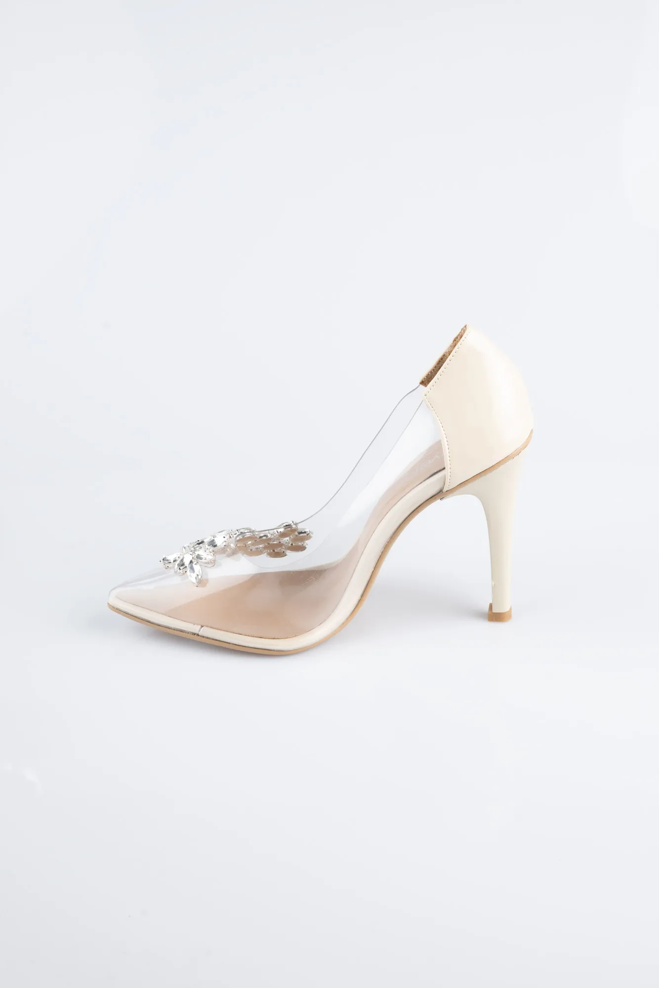 Mink-Patent Leather Evening Shoe AB1150