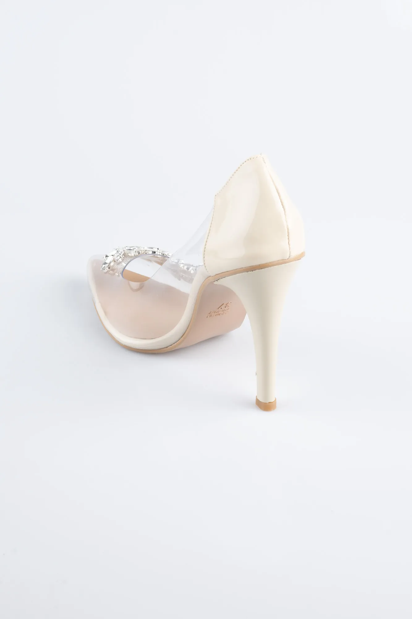 Mink-Patent Leather Evening Shoe AB1150