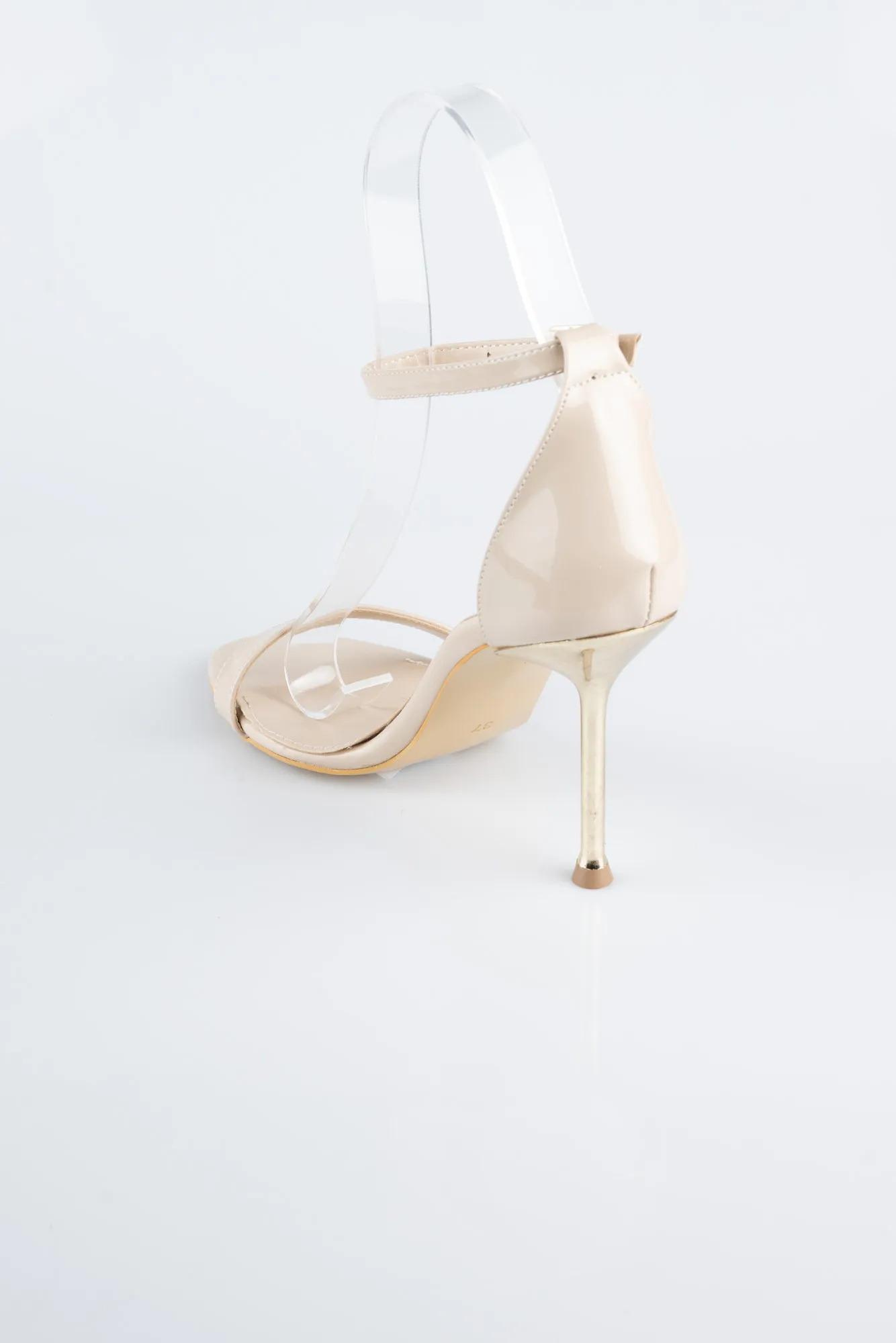 Mink-Patent Leather Evening Shoe ABR1157