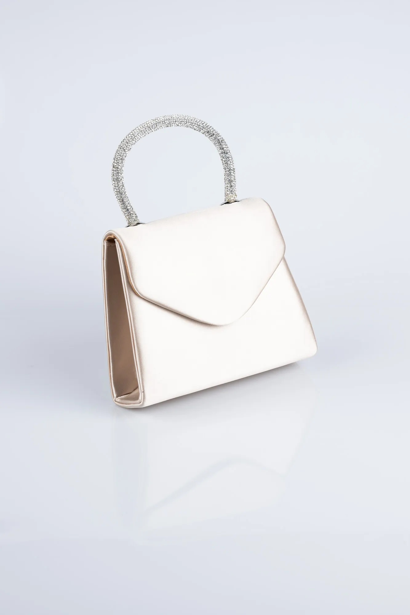 Mink-Satin Box Bag V436