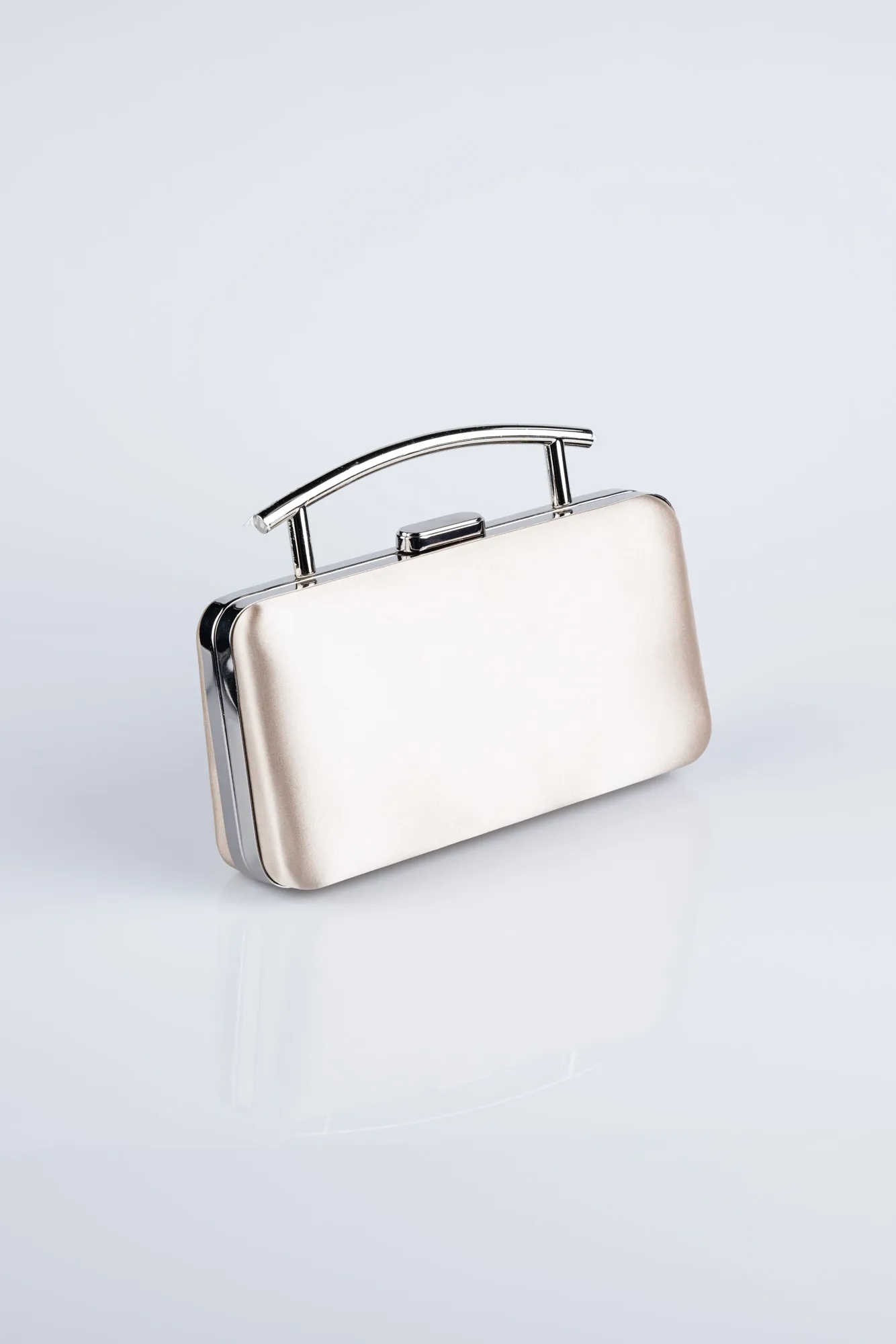 Mink-Satin Box Bag V756