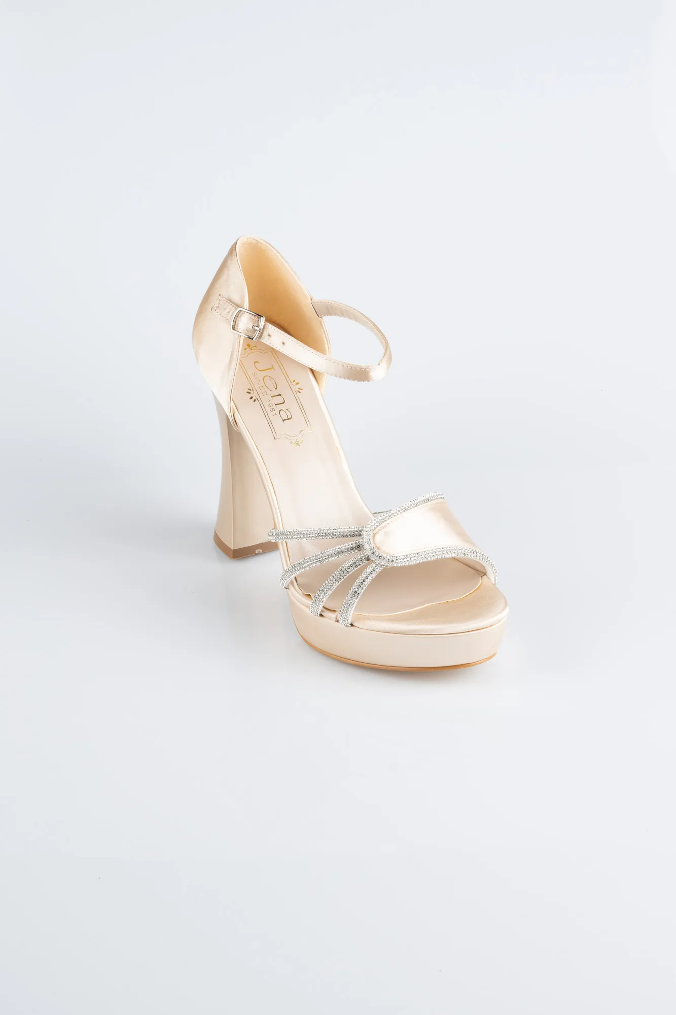 Mink-Satin Platform Heel MJS3409