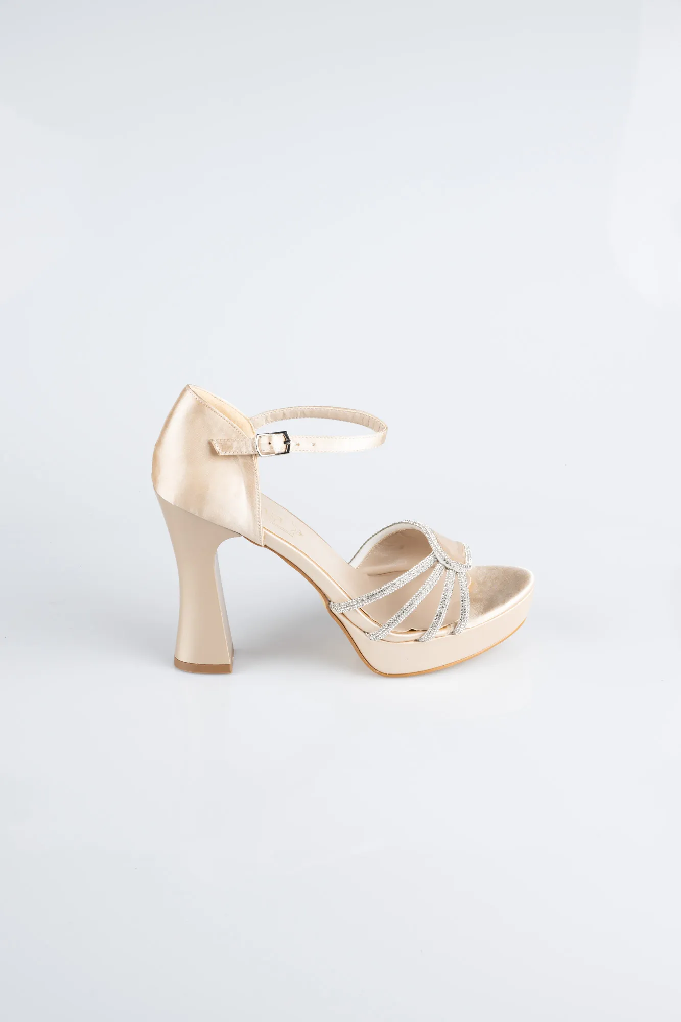 Mink-Satin Platform Heel MJS3409