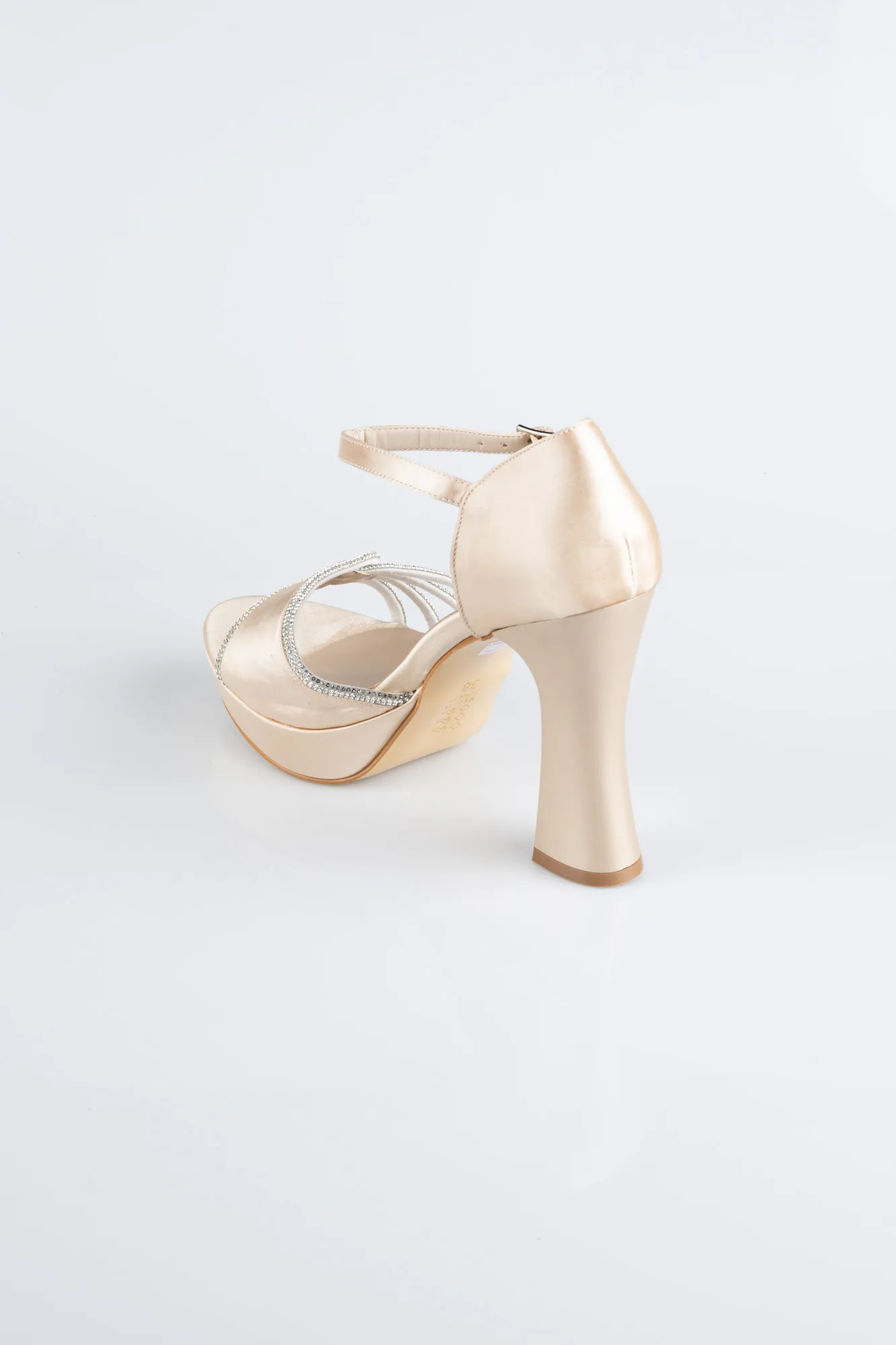 Mink-Satin Platform Heel MJS3409