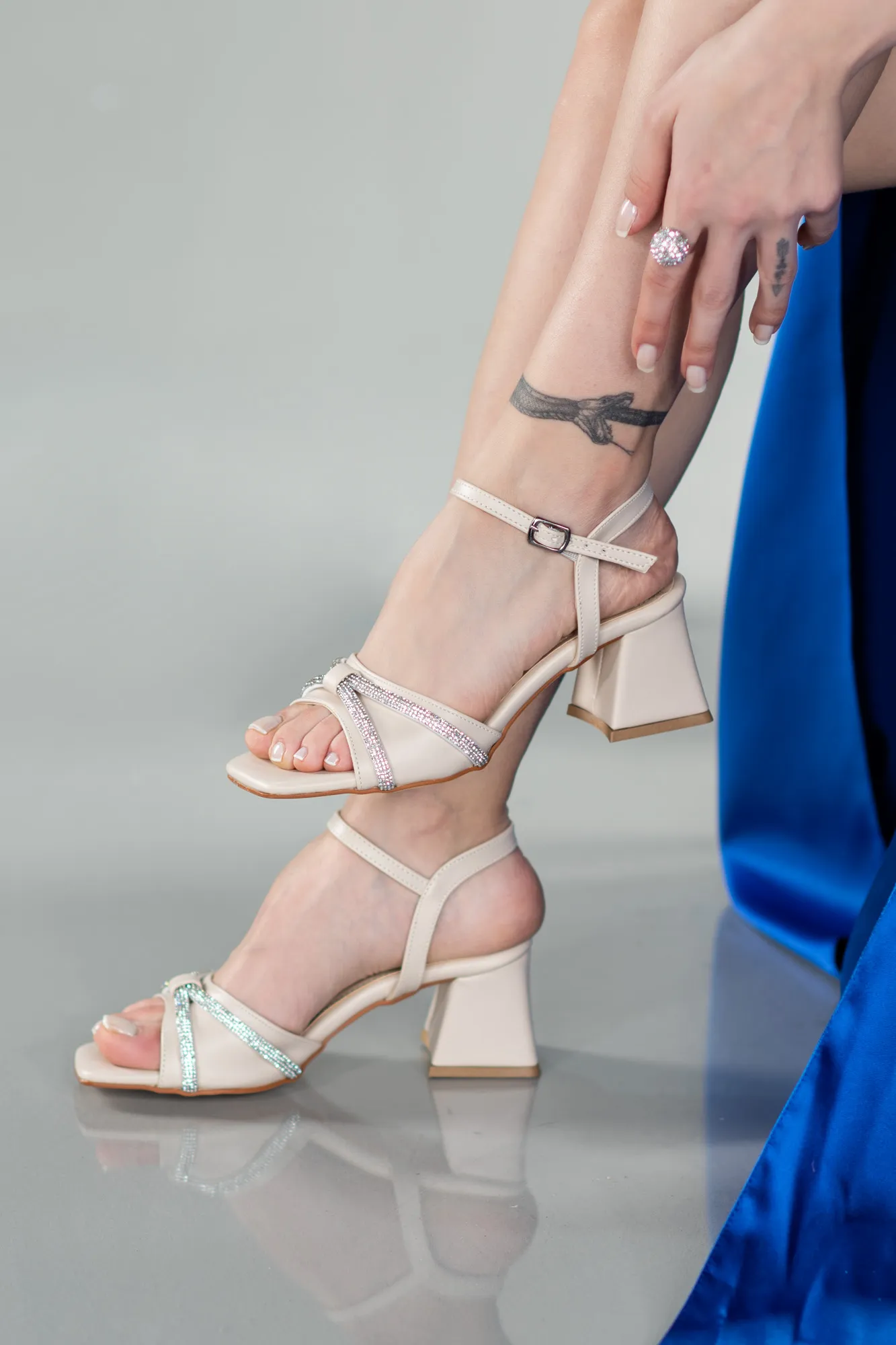 Mink-Skin Evening Shoe AB1072