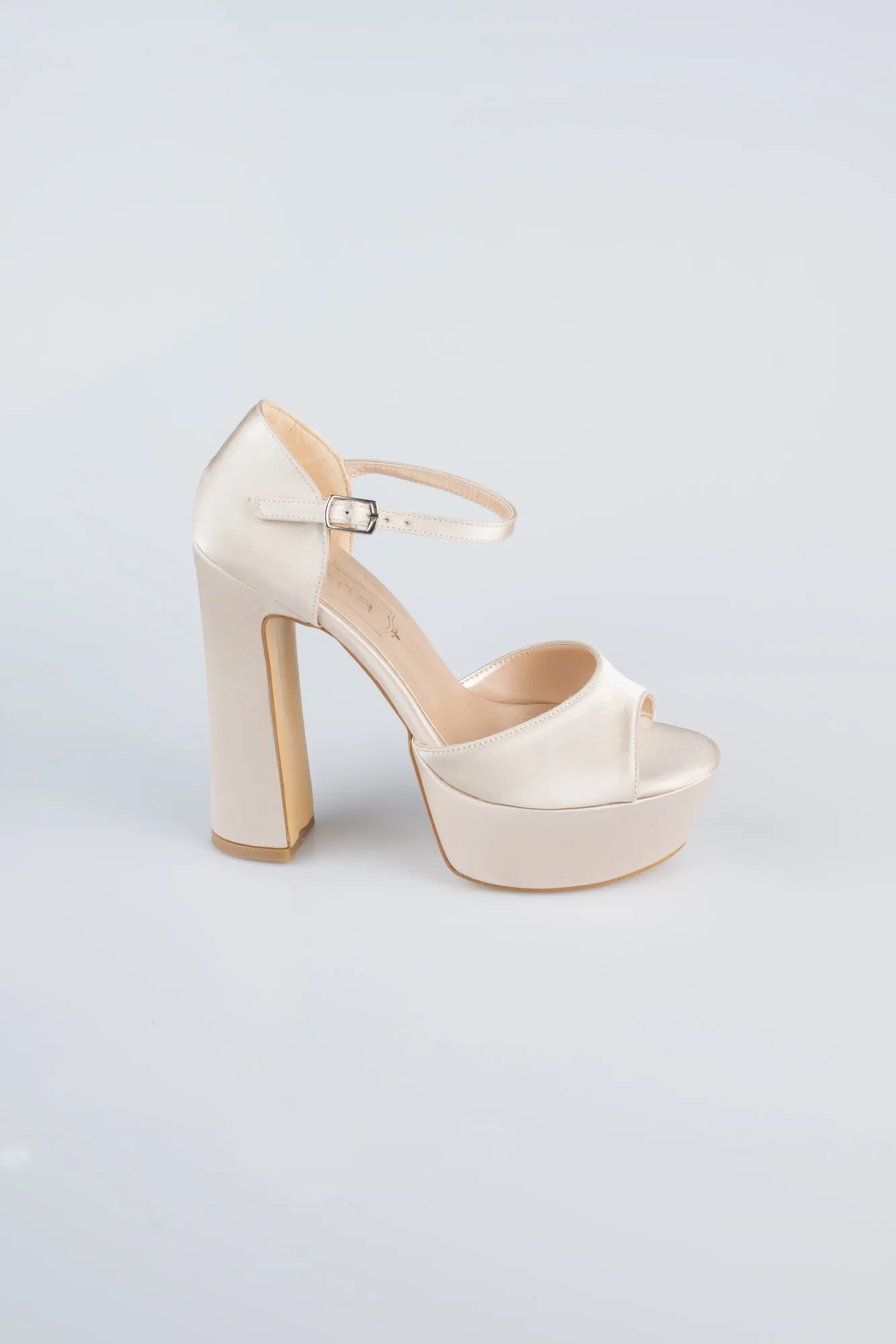 Mink-Skin Platform Heel MJ4600