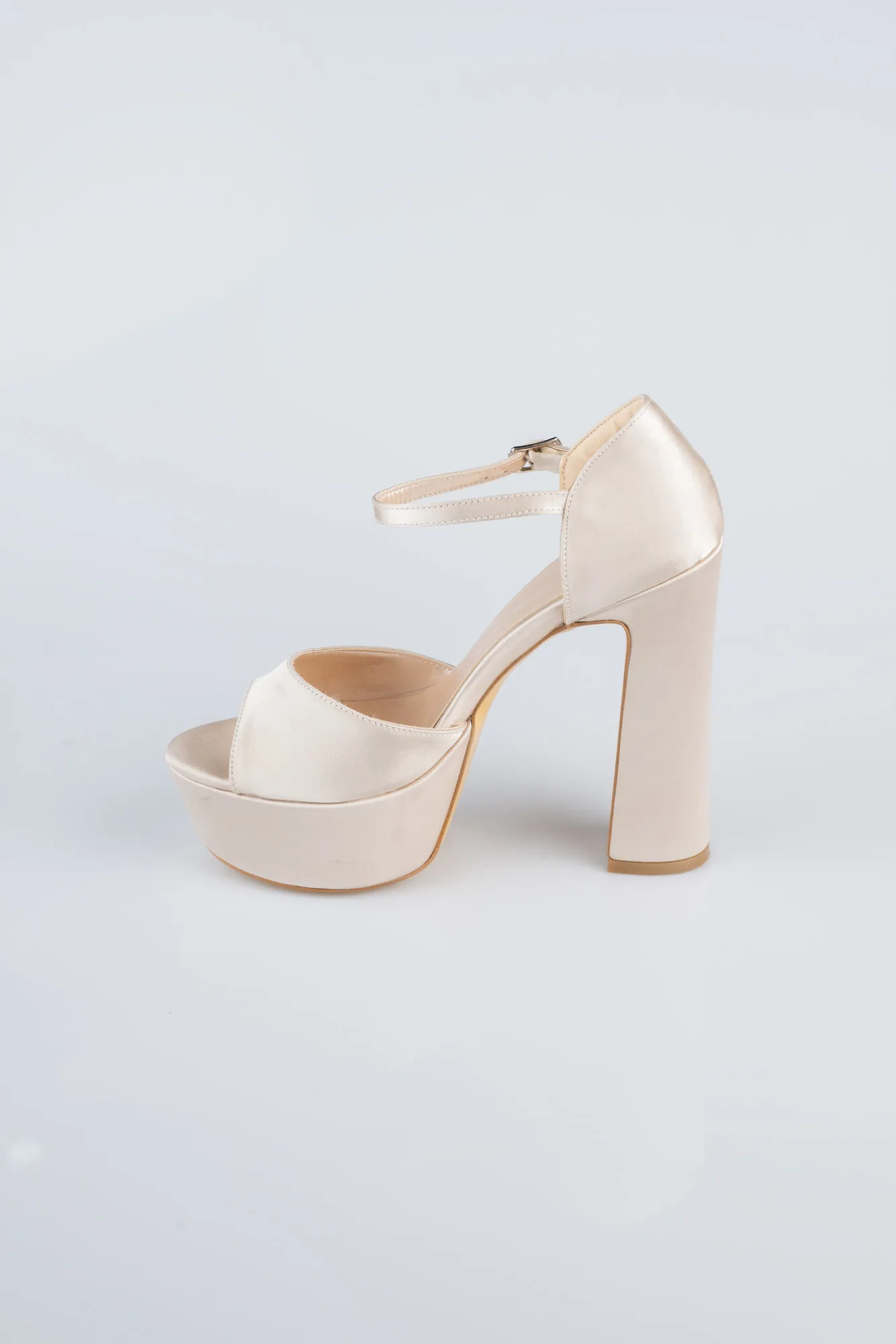 Mink-Skin Platform Heel MJ4600