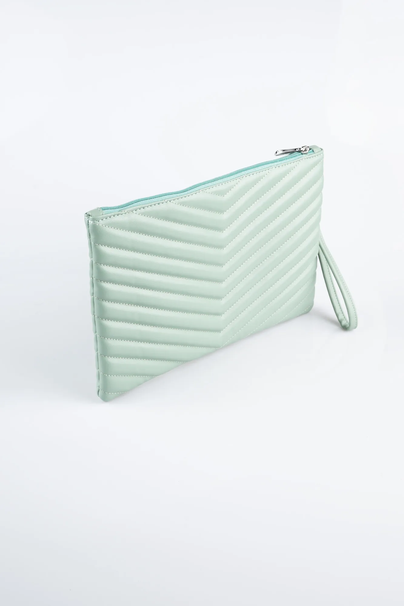 Mint-Leather Evening Bag KC413