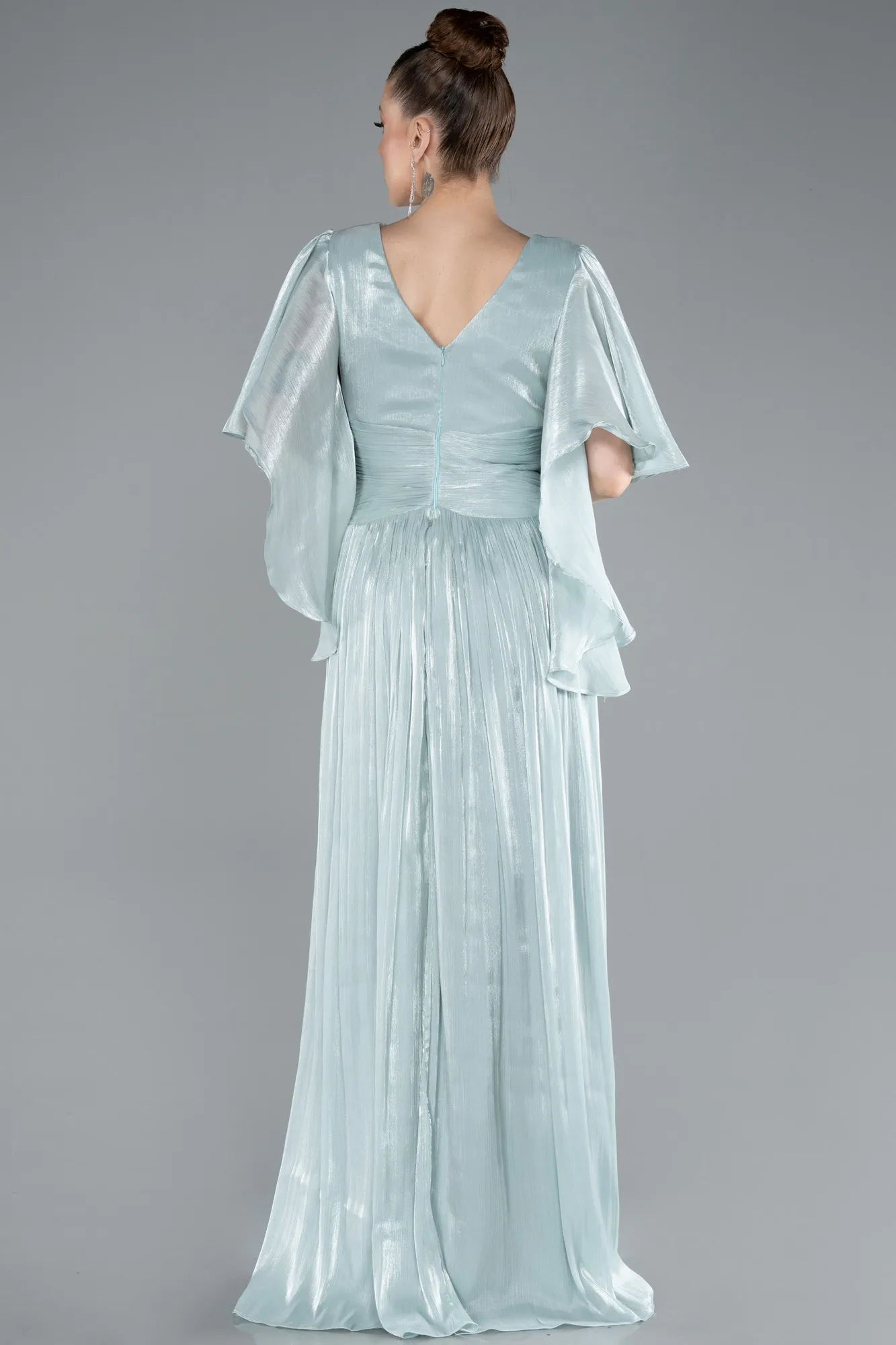 Mint-Long Chiffon Evening Dress ABU4922