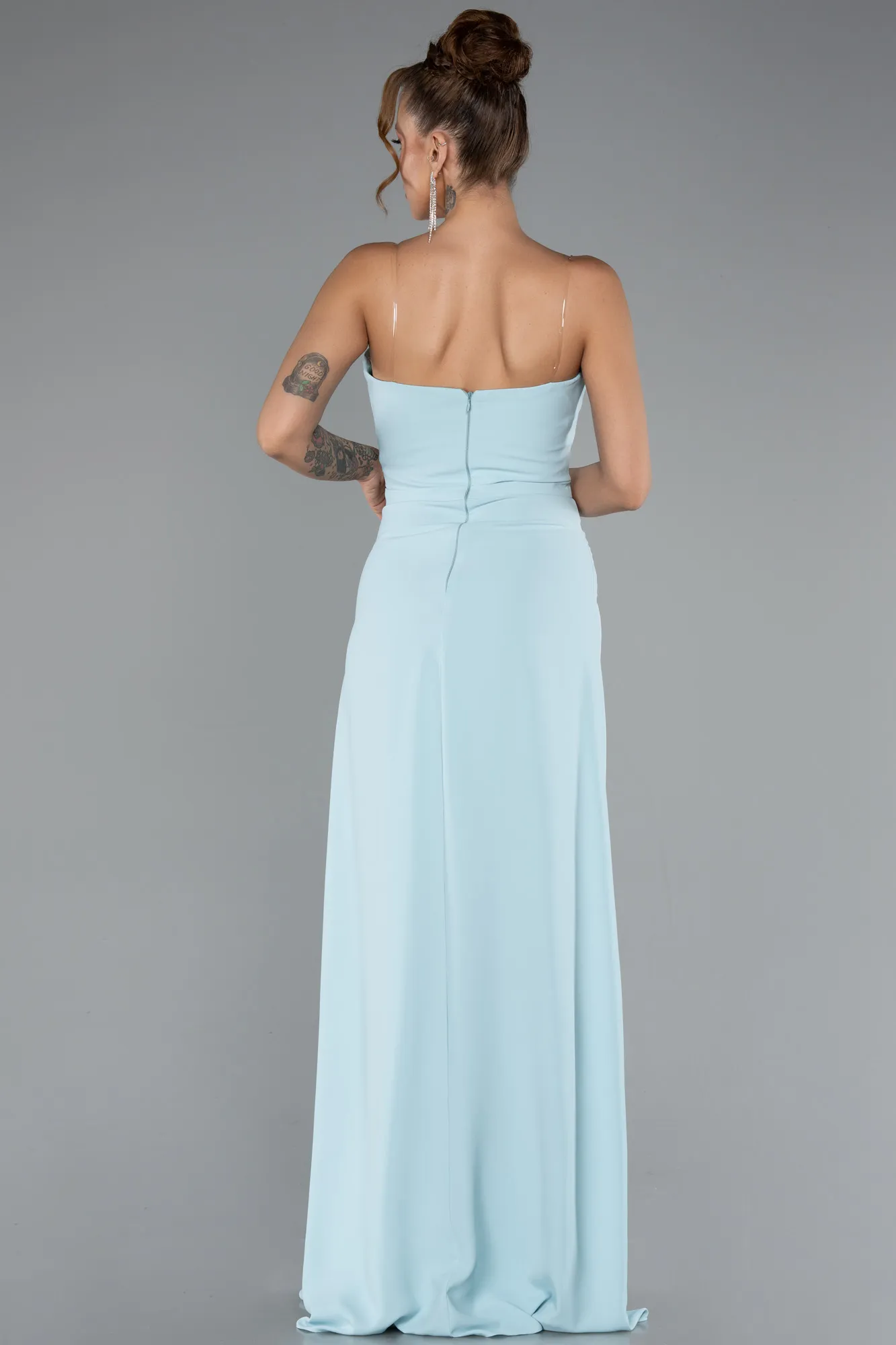 Mint-Long Chiffon Prom Gown ABU5108
