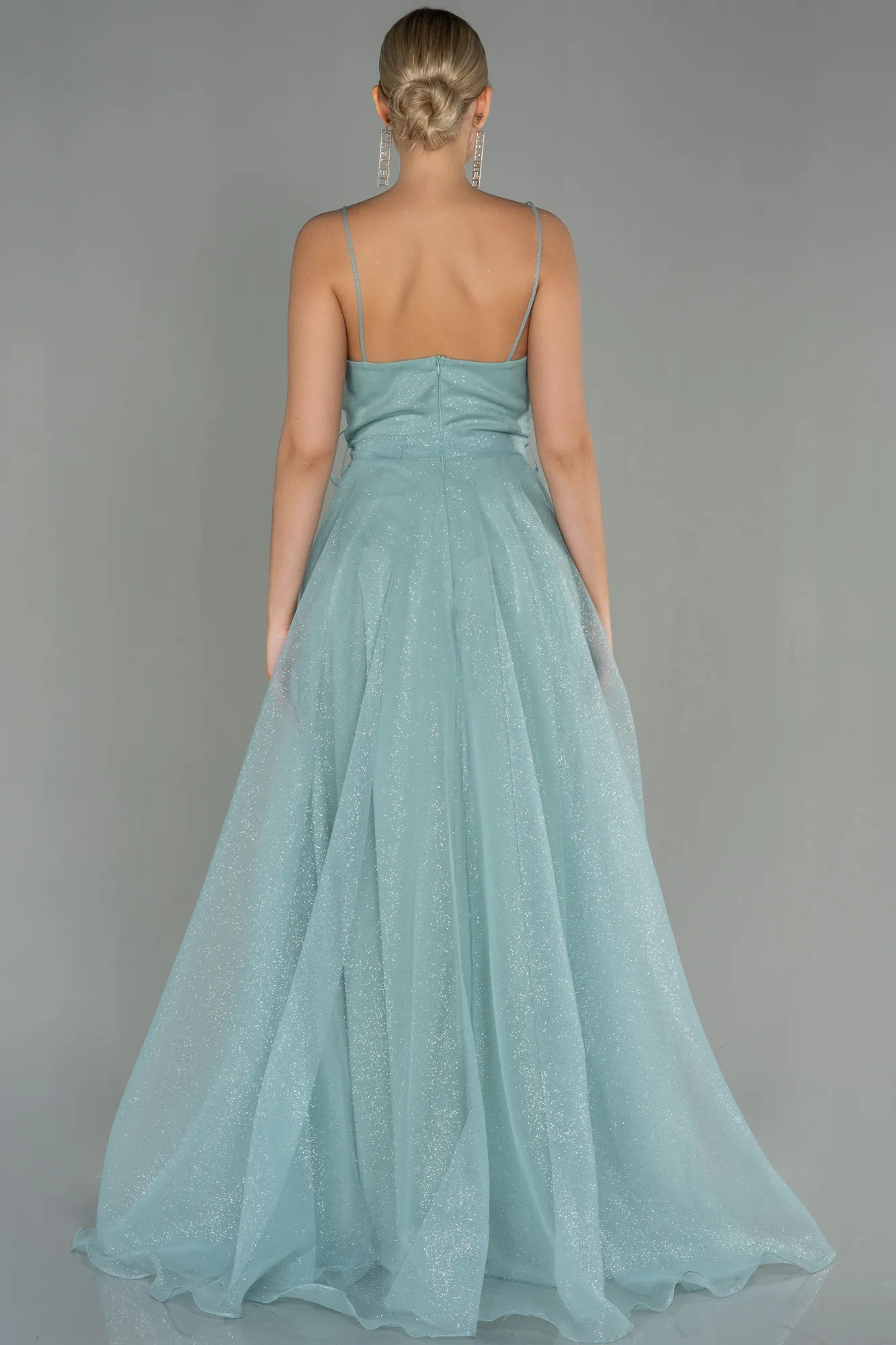 Mint-Long Evening Dress ABU3070