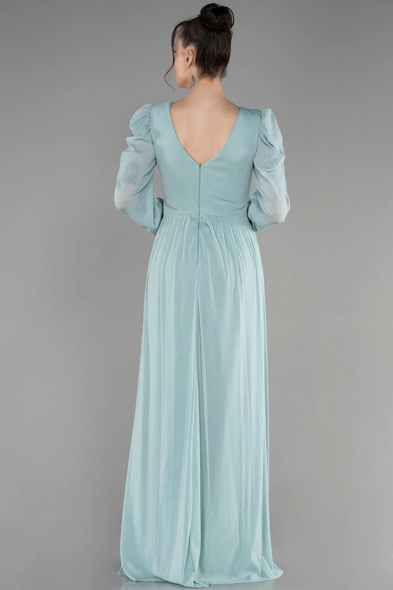 Mint-Long Evening Dress ABU3103