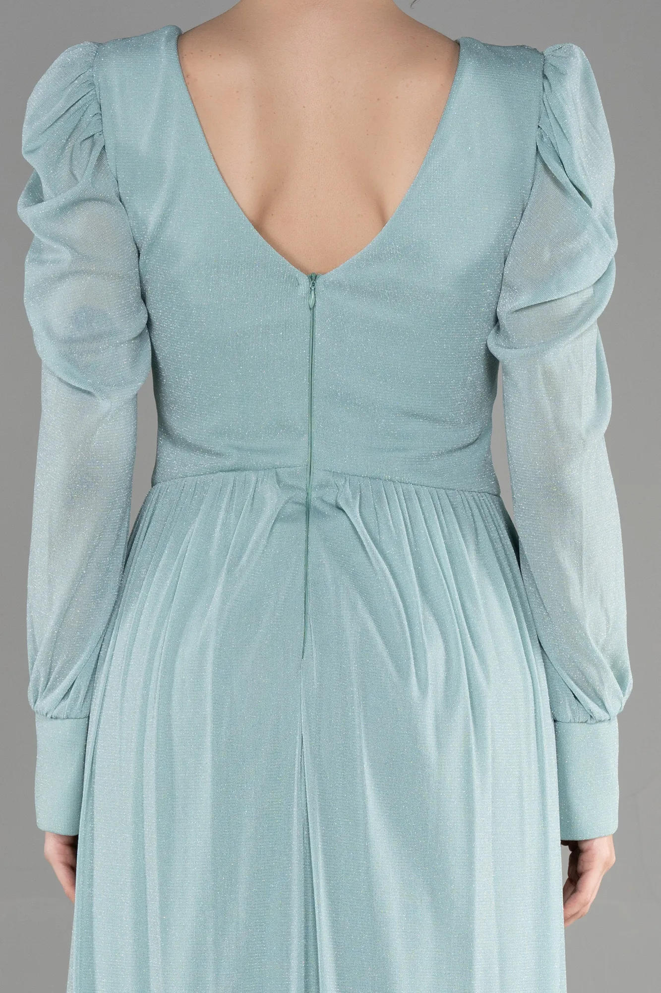 Mint-Long Evening Dress ABU3103