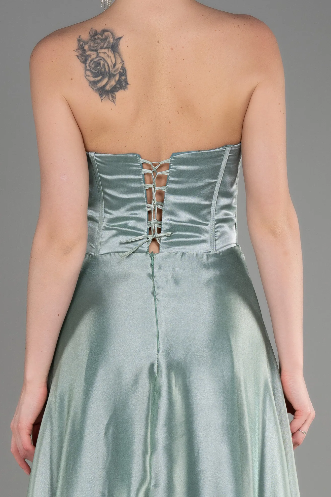 Mint-Long Evening Dress ABU3720