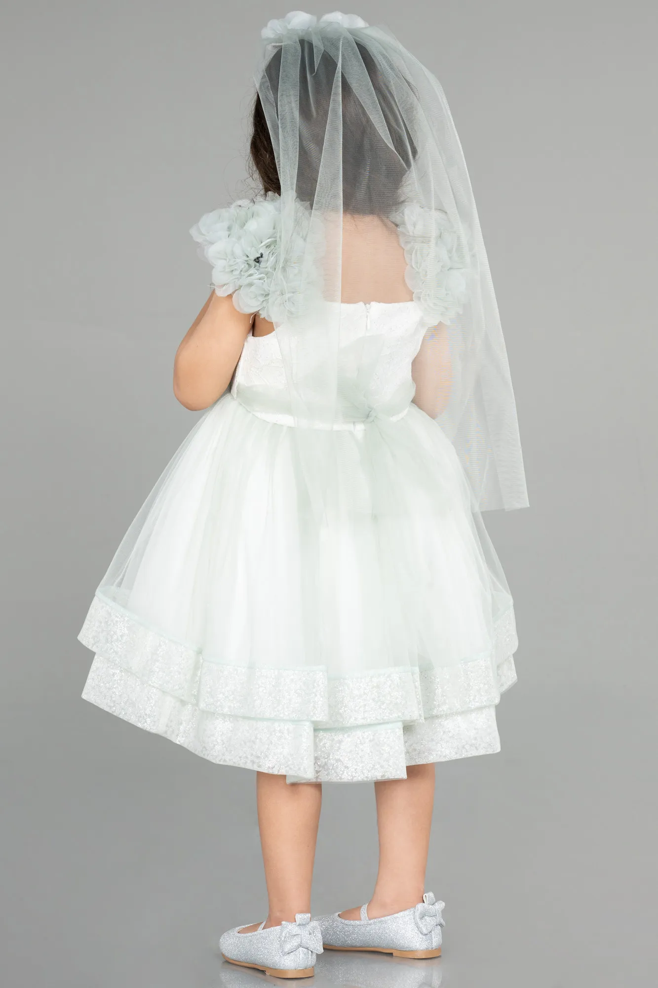 Mint-Long Girl Dress ABU1250