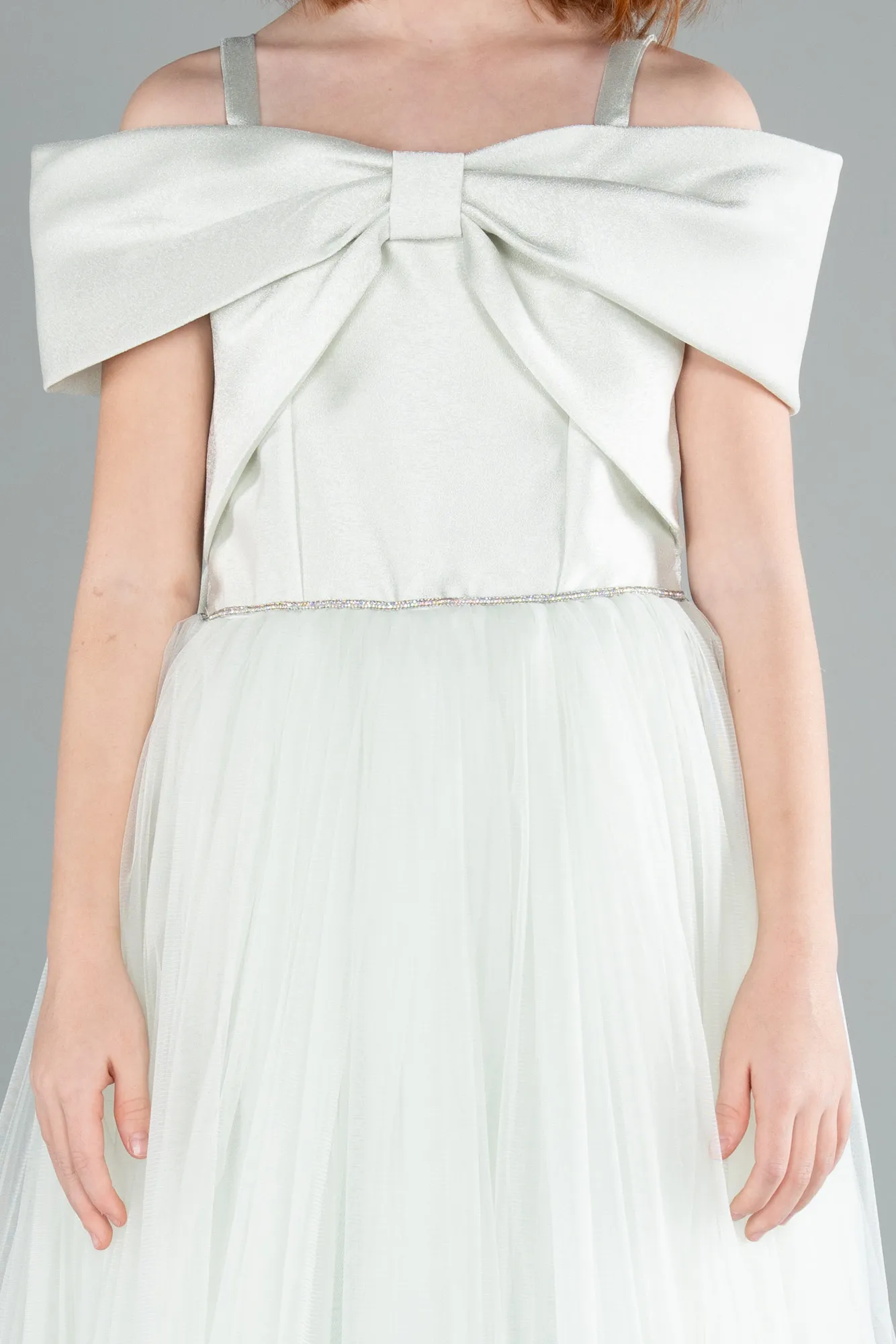 Mint-Long Girl Dress ABU4826