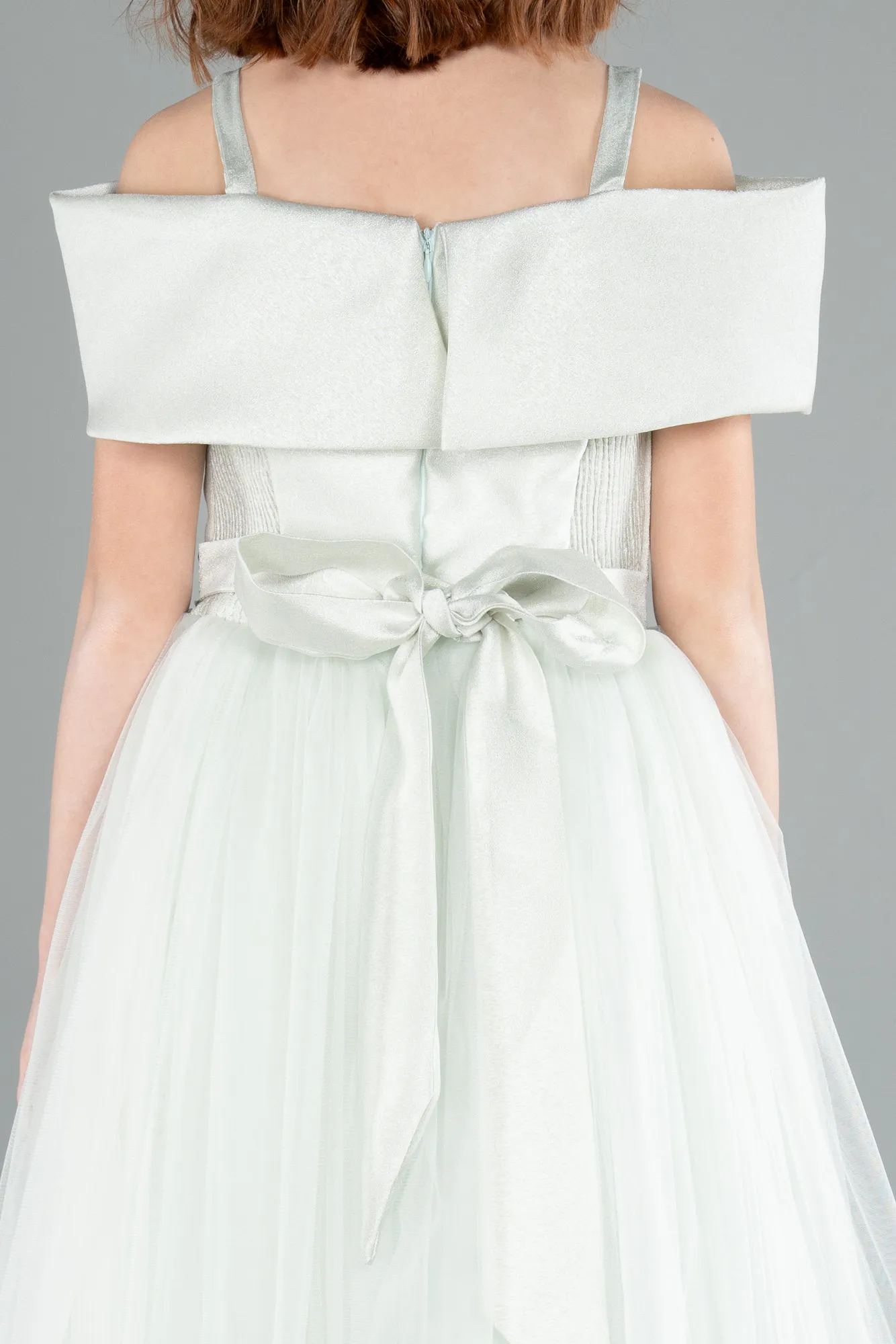 Mint-Long Girl Dress ABU4826