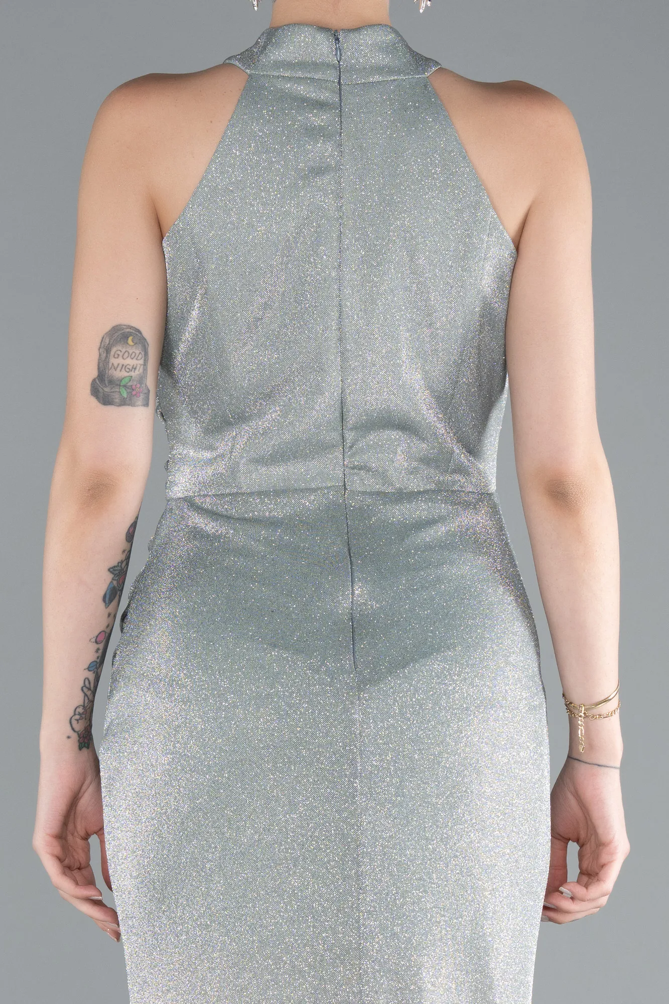 Mint-Long Mermaid Evening Gown ABU4612