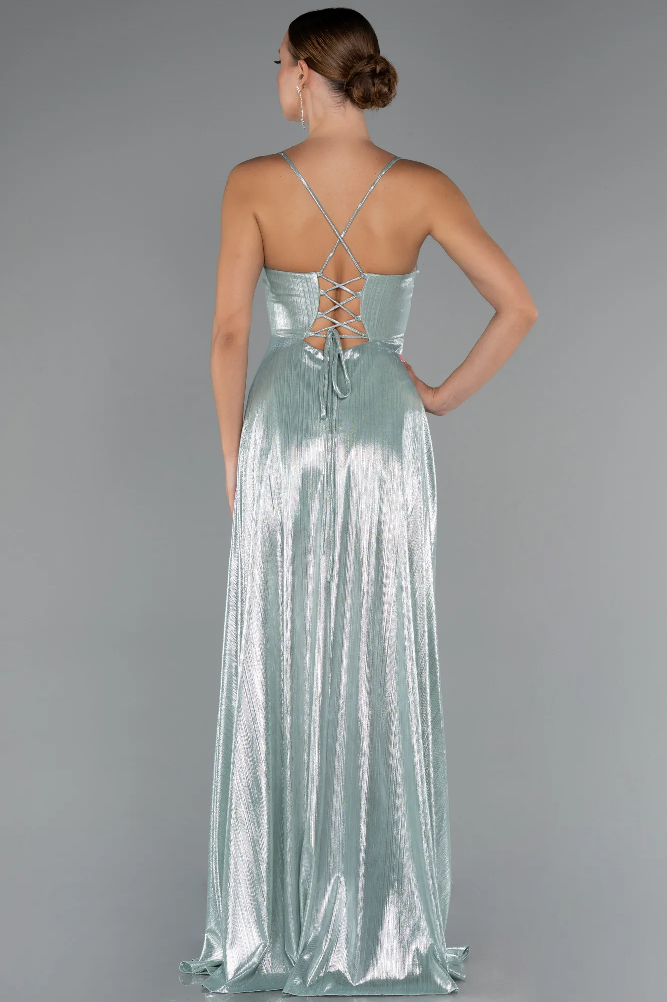 Mint-Long Prom Gown ABU4996