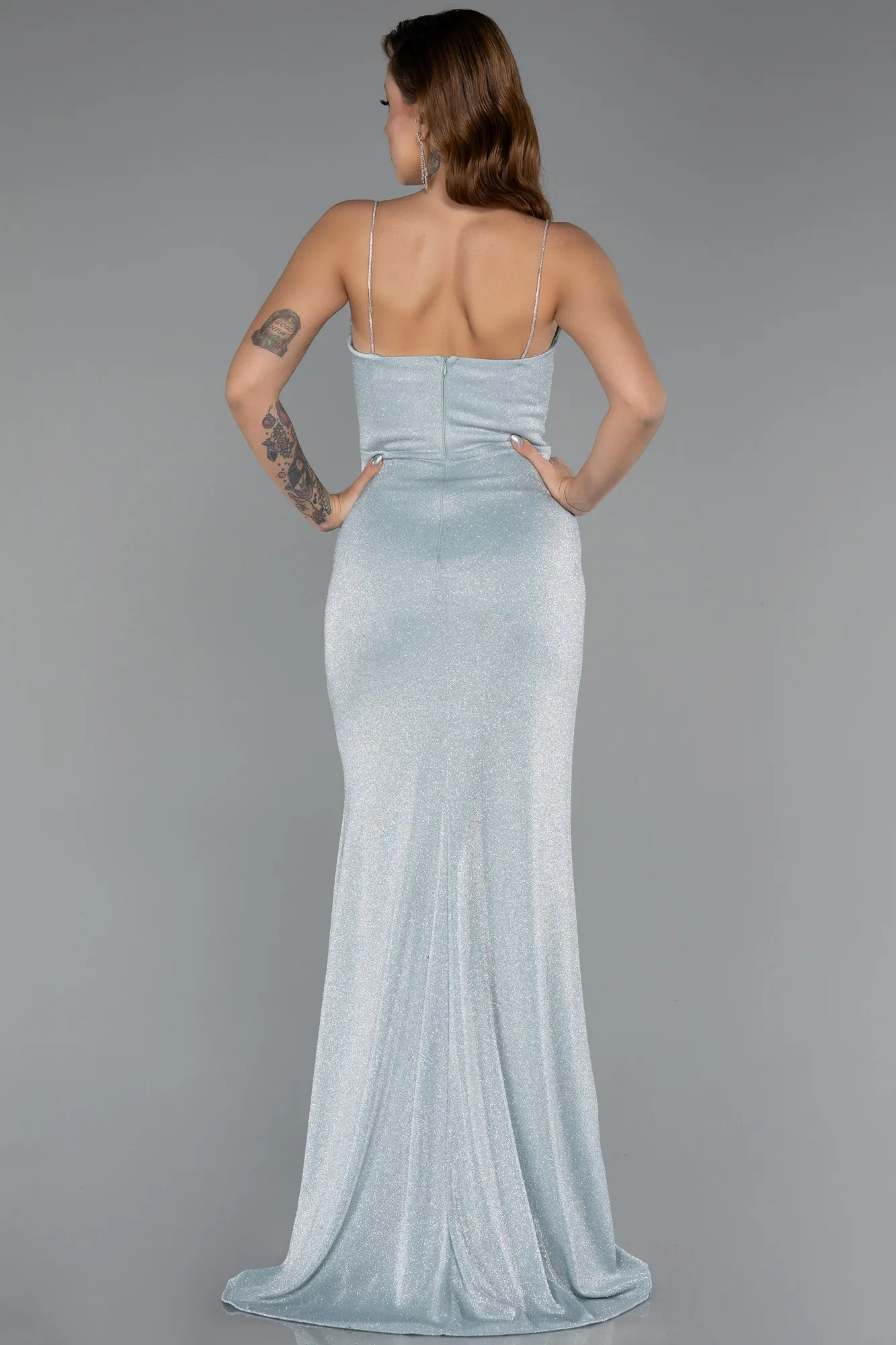 Mint-Long Prom Gown ABU5245