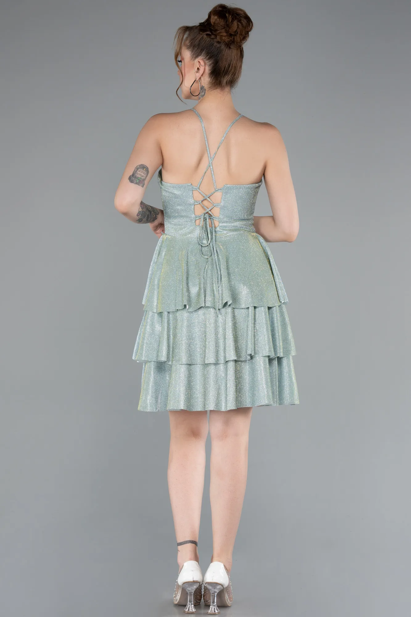 Mint-Short Cocktail Dress ABK2357
