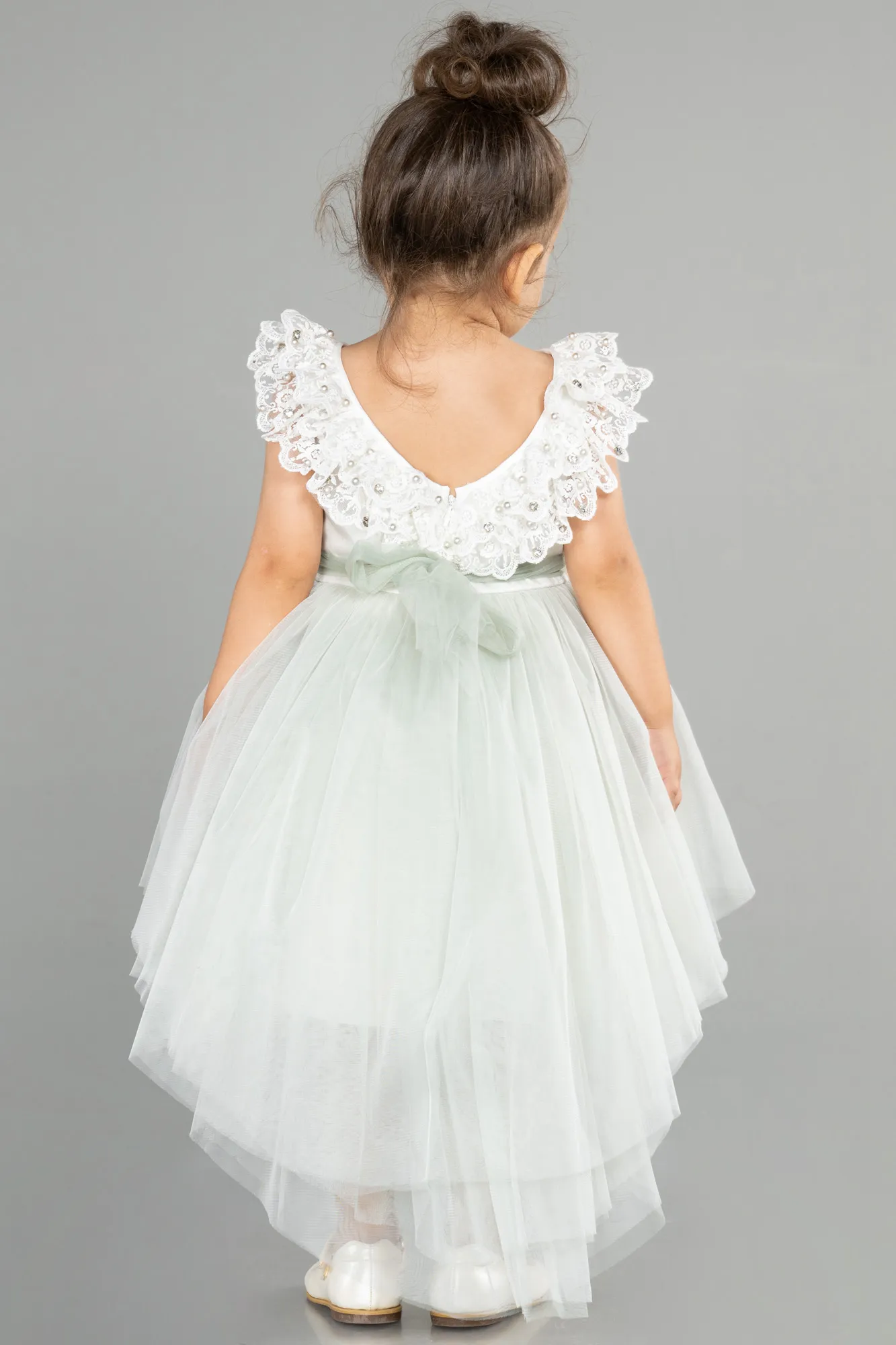 Mint-Short Girl Dress ABK1188