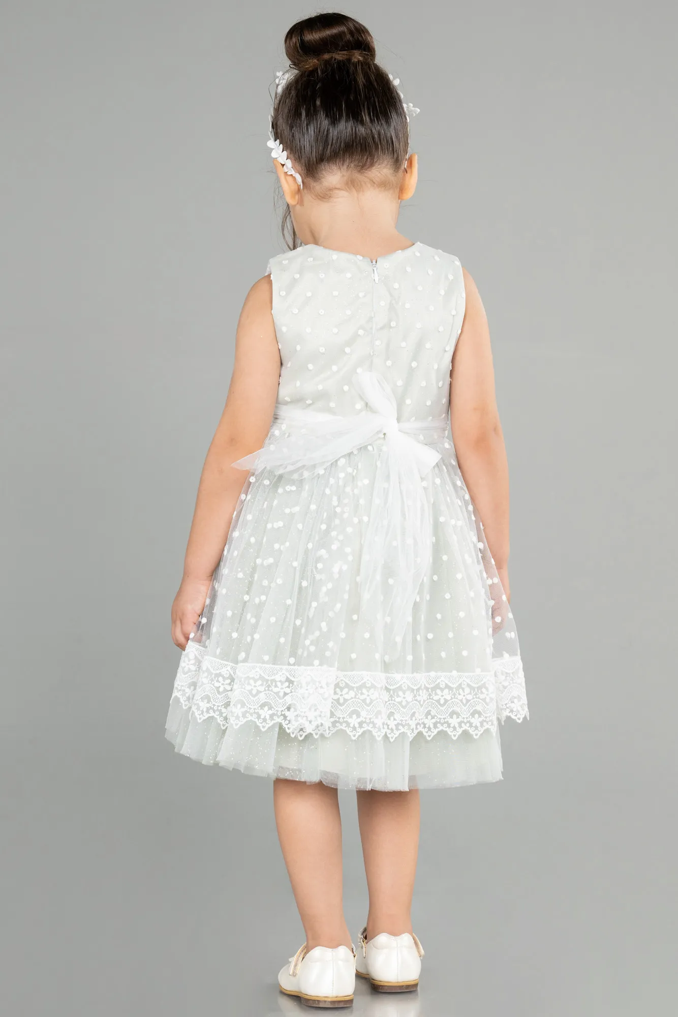 Mint-Short Girl Dress ABK1363