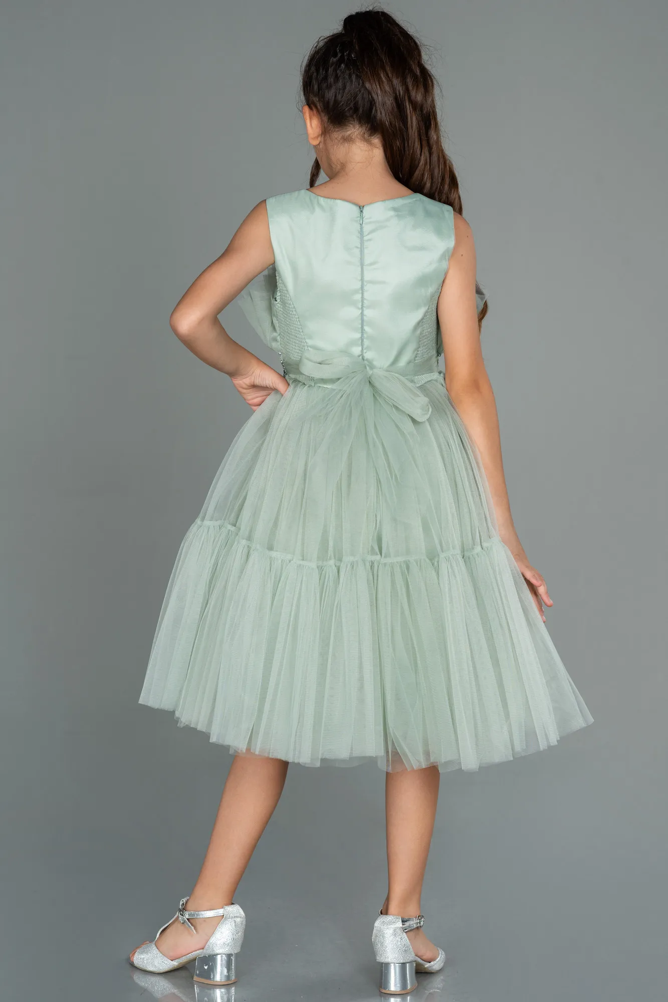 Mint-Short Girl Dress ABK1767