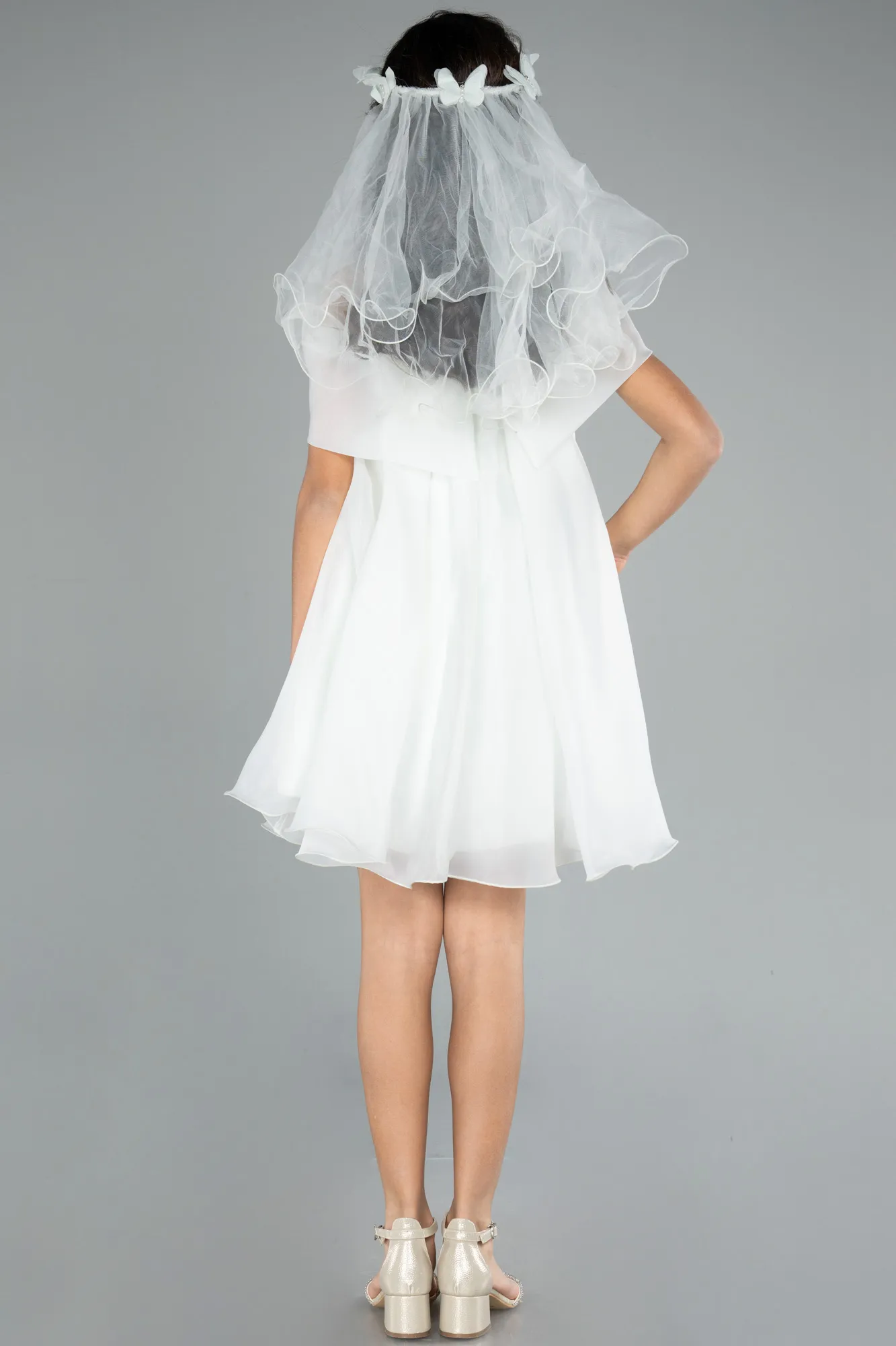 Mint-Short Girl Dress ABK2295