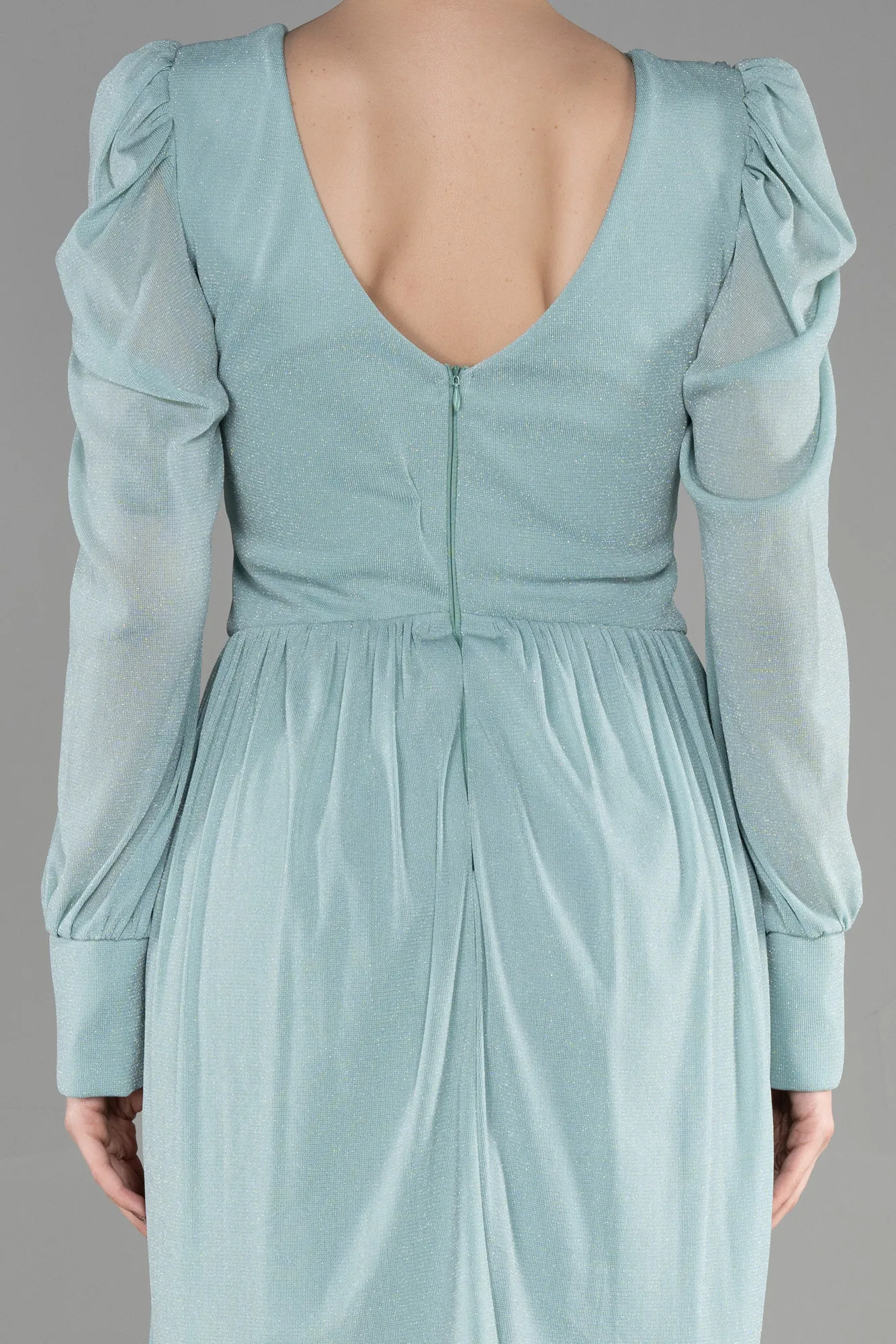 Mint-Short Invitation Dress ABK1839