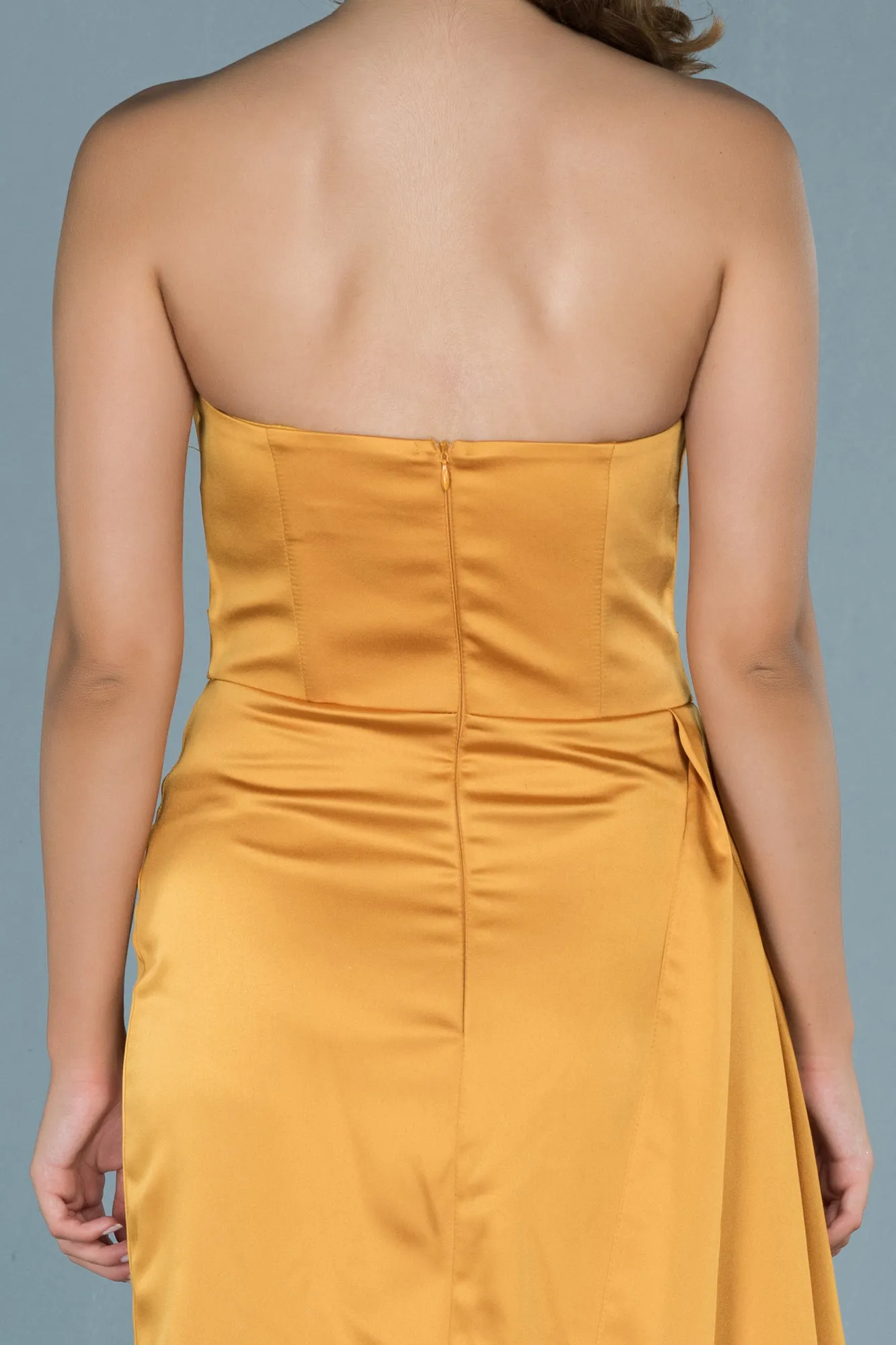 Mustard-Mermaid Evening Dress ABU3443