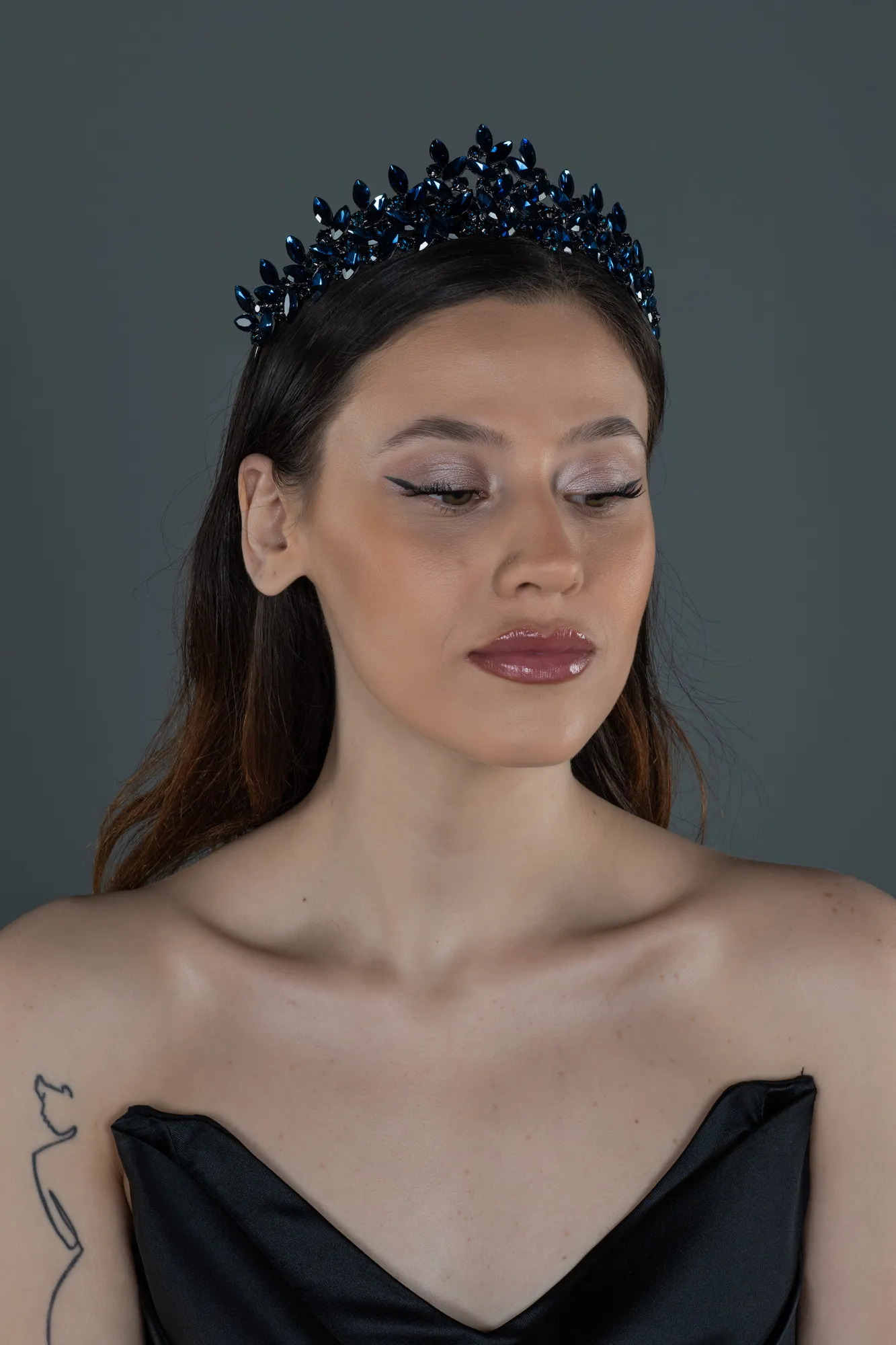 Navy Blue-Crown DY508